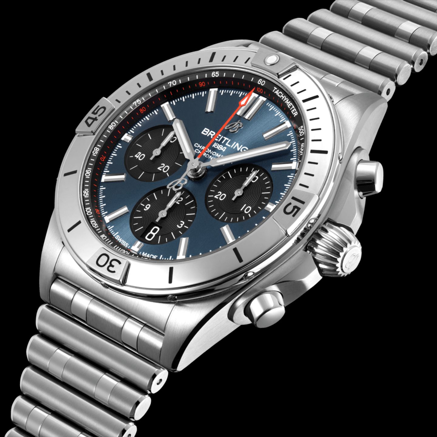 Breitling Chronomat 42 AB0134101C1A1 (2024) - Blauw wijzerplaat 42mm Staal (2/5)