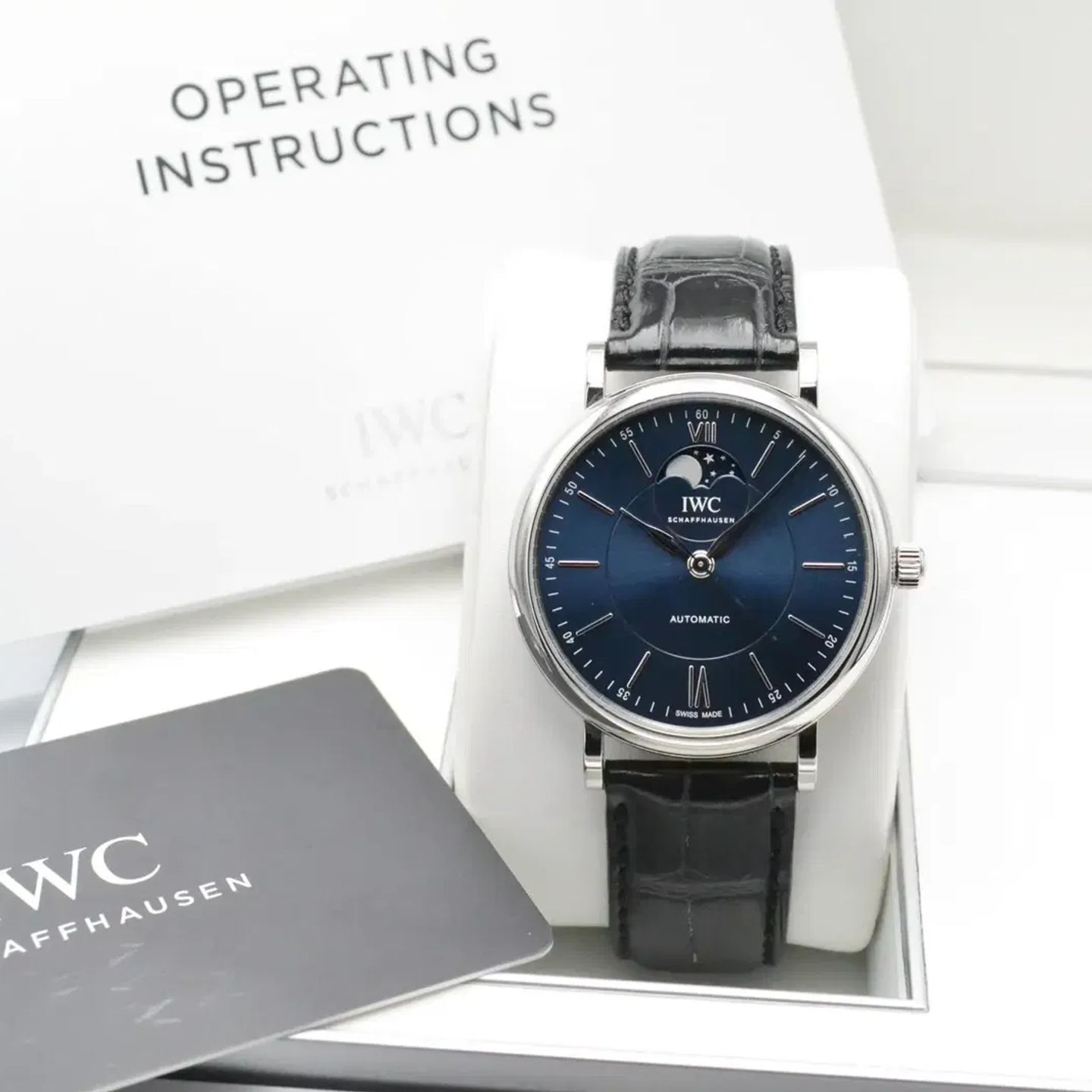 IWC Portofino Automatic IW459402 (2012) - Blue dial 40 mm Steel case (7/7)