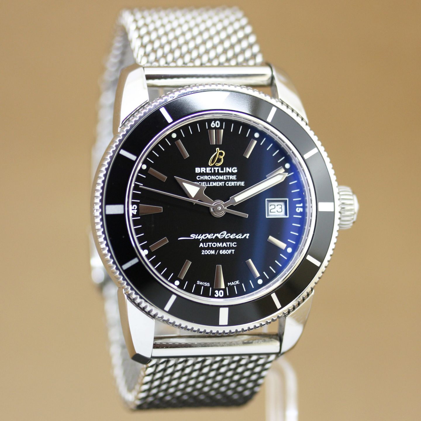 Breitling Superocean Heritage 42 A1732124 (2014) - Black dial 42 mm Steel case (3/8)