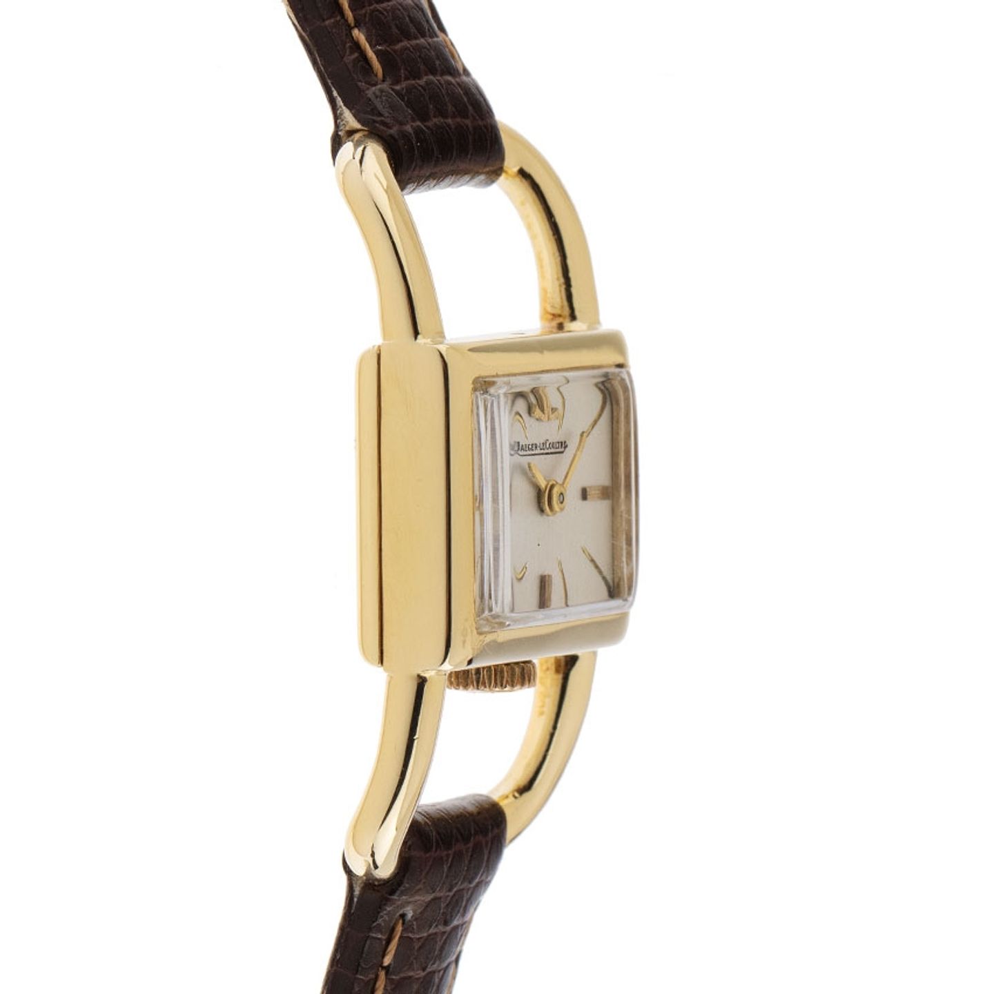 Jaeger-LeCoultre Vintage 1670 (1950) - Zilver wijzerplaat 20mm Geelgoud (4/8)