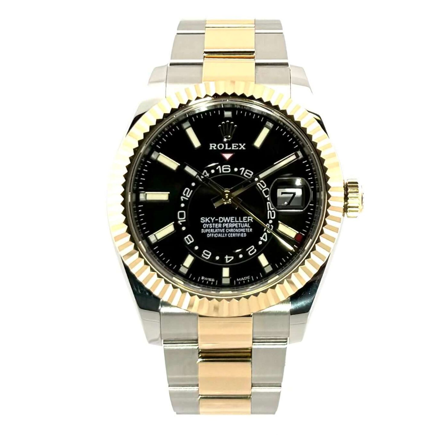 Rolex Sky-Dweller 326933 (2022) - Zwart wijzerplaat 42mm Staal (1/7)