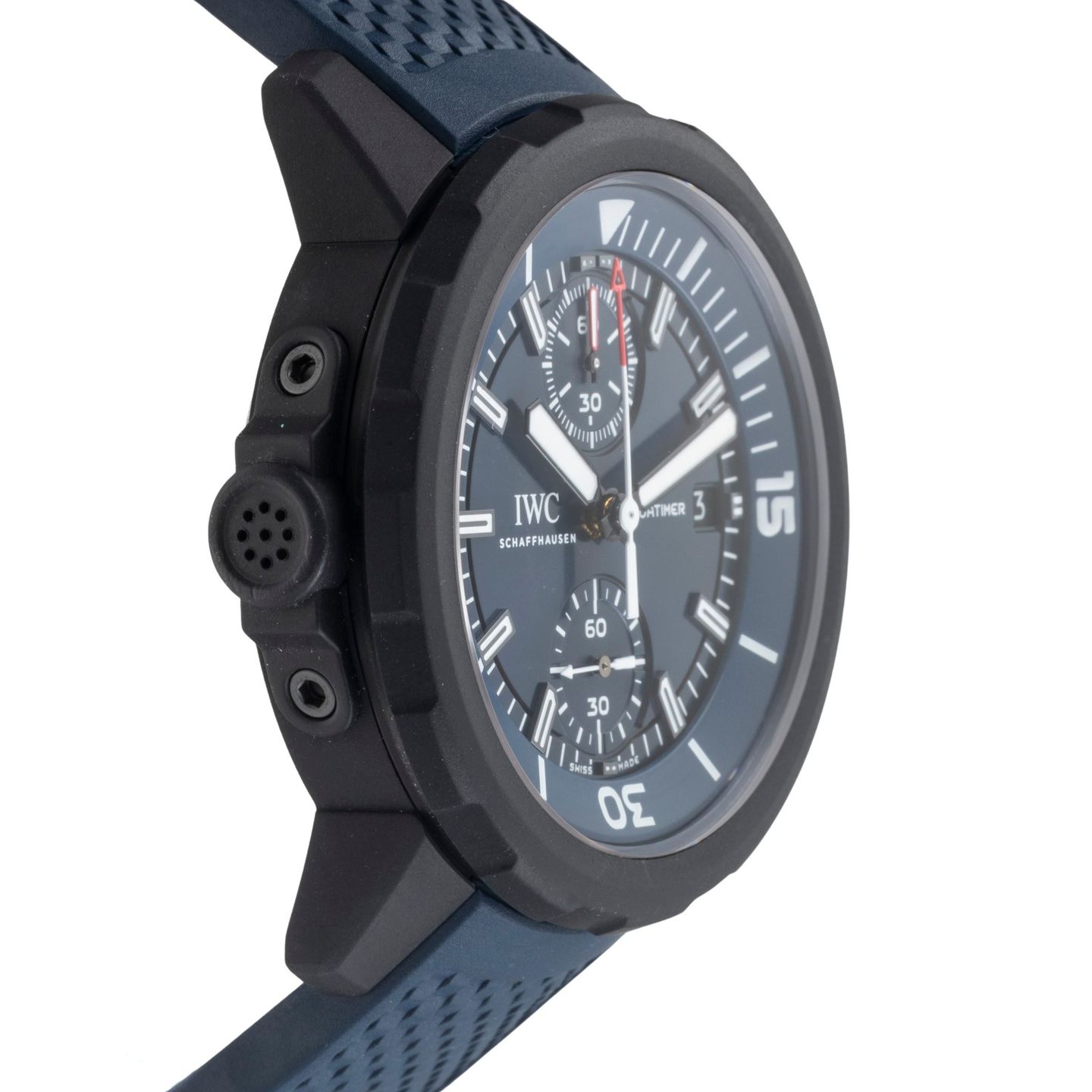 IWC Aquatimer Chronograph IW379507 (2019) - Blue dial 45 mm Steel case (7/8)