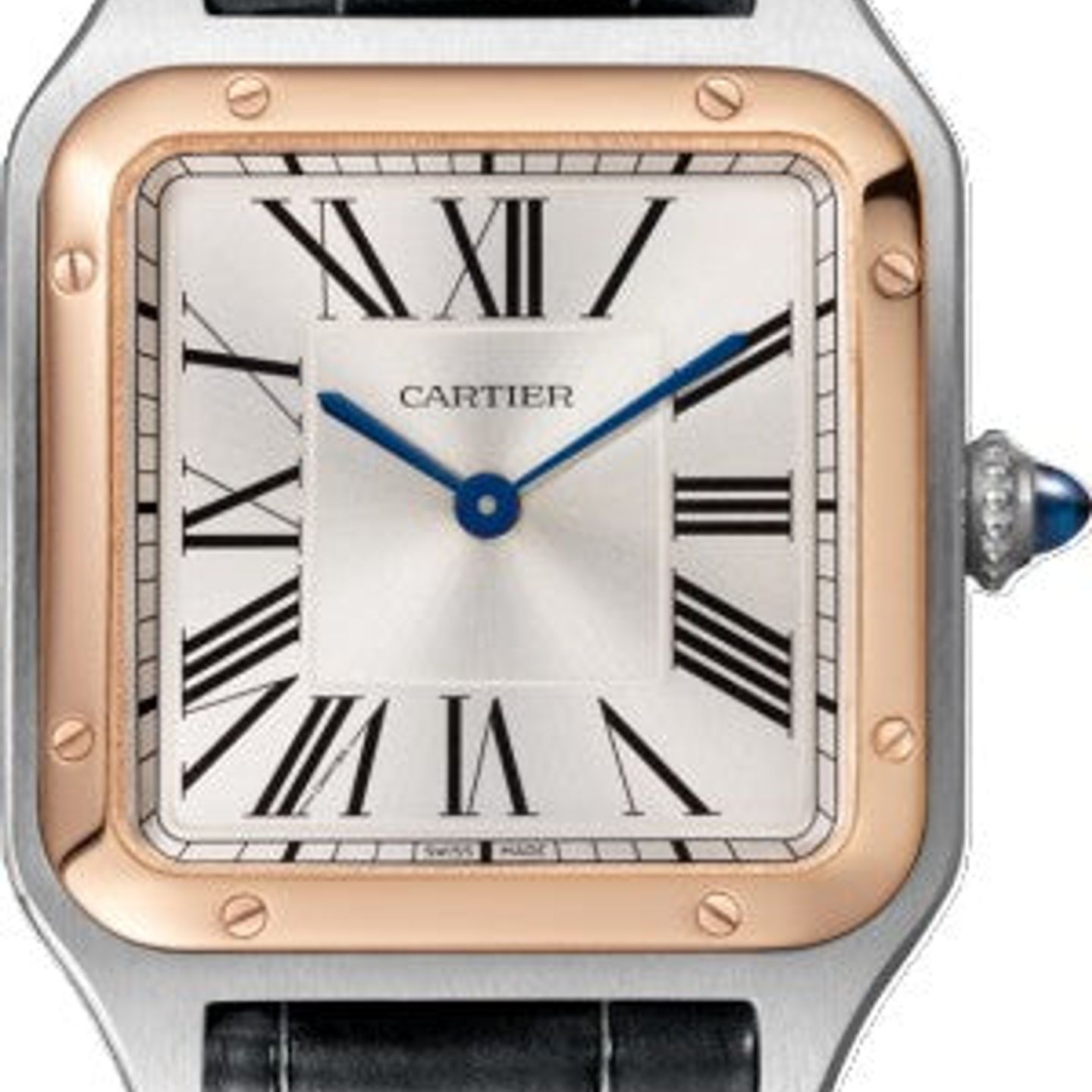 Cartier Santos Dumont W2SA0011 (2025) - Zilver wijzerplaat 44mm Staal (1/1)