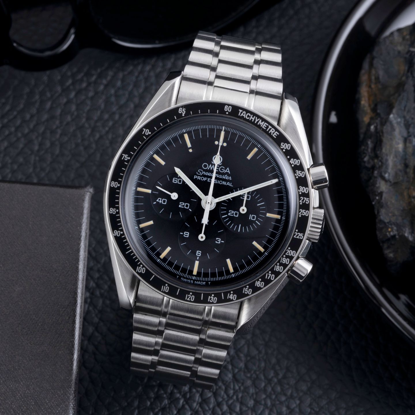 Omega Speedmaster Professional Moonwatch 3592.50.00 I (1994) - Zwart wijzerplaat 42mm Staal (1/8)