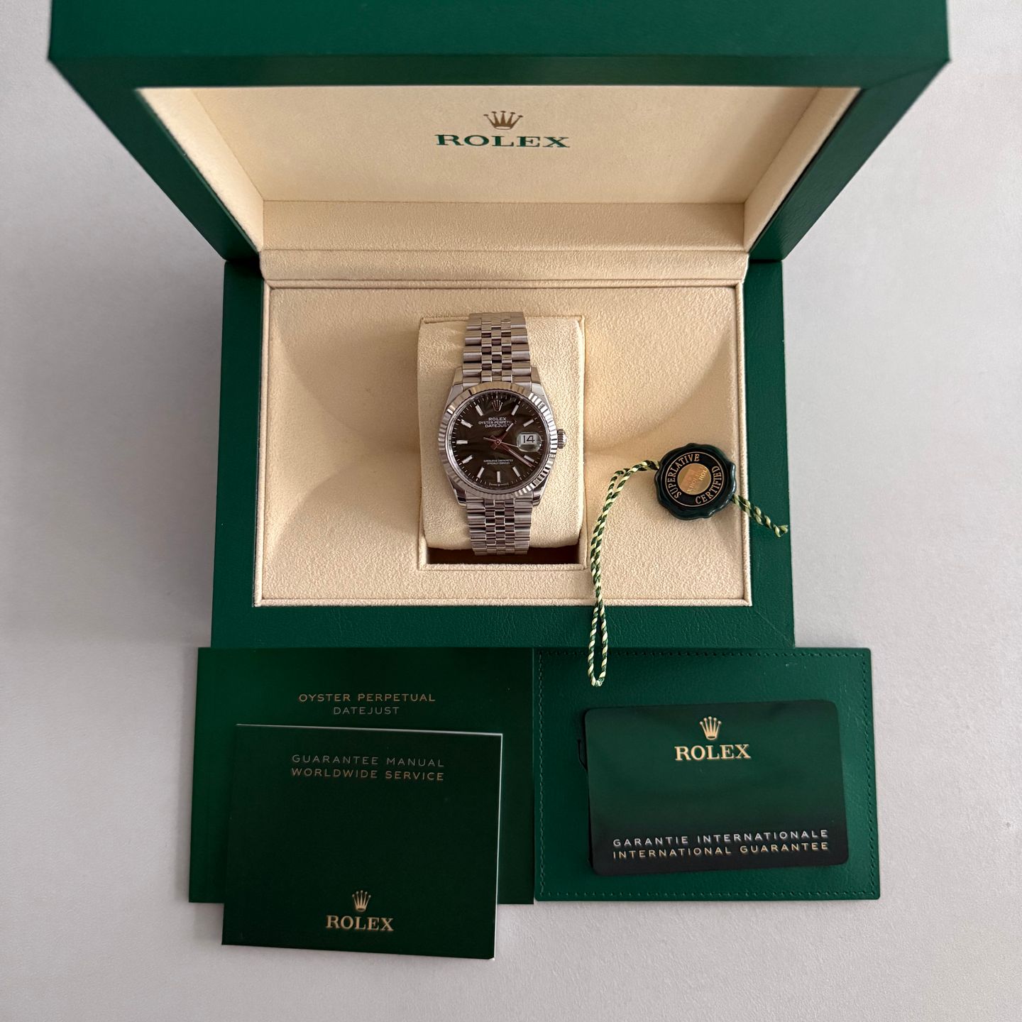 Rolex Datejust 36 126234 (2023) - Green dial 36 mm Steel case (2/7)