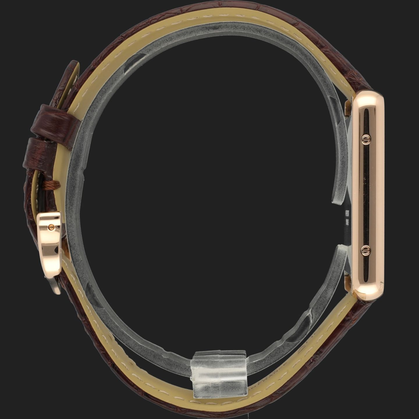 Cartier Tank Solo W5200025 (2018) - Silver dial 35 mm Rose Gold case (5/8)