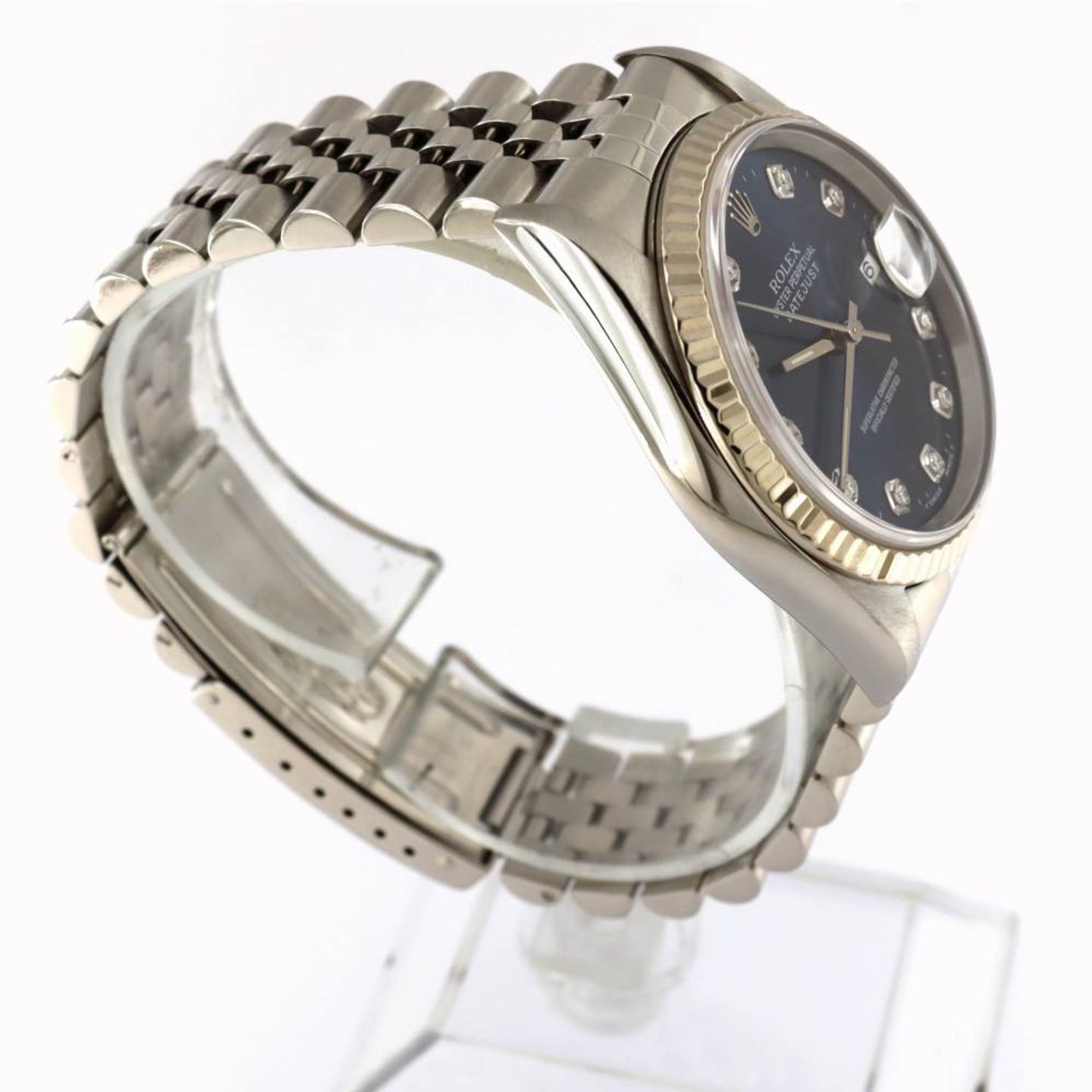 Rolex Datejust 36 16234 (2004) - Blauw wijzerplaat 36mm Staal (3/6)
