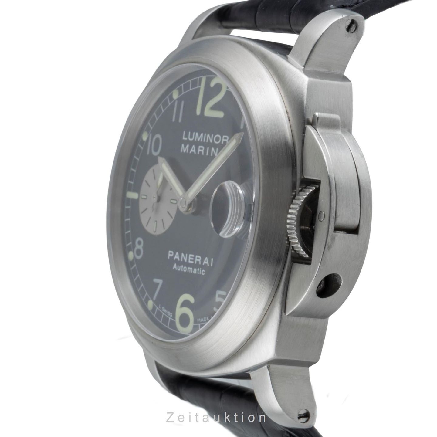 Panerai Luminor Marina Automatic PAM00086 (Onbekend (willekeurig serienummer)) - Blauw wijzerplaat 44mm Staal (6/8)