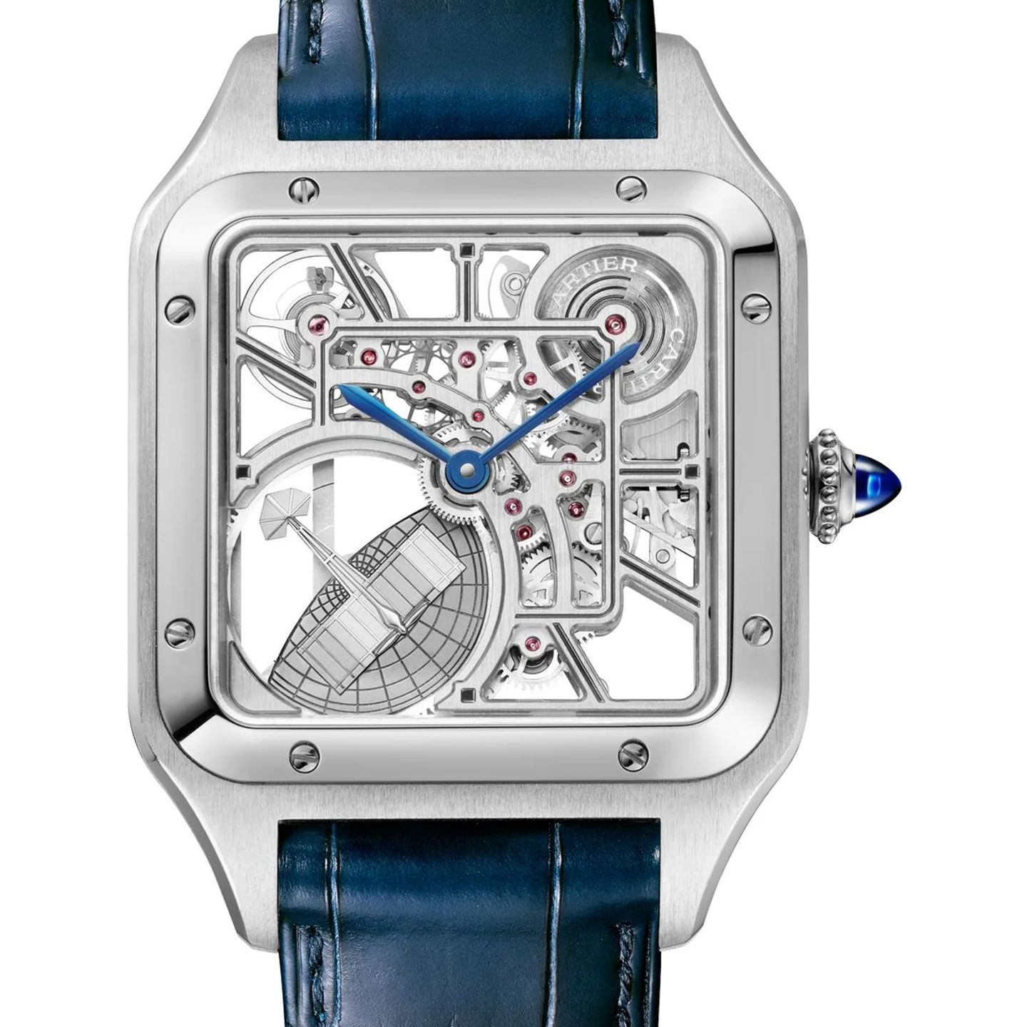 Cartier Santos Dumont WHSA0032 (2026) - Transparent dial 31 mm Steel case (1/1)