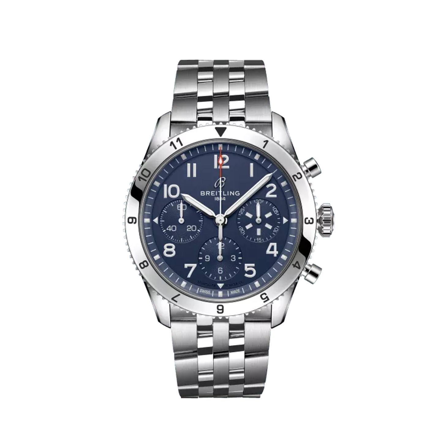 Breitling Classic AVI A233801A1C1A1 (2024) - Blauw wijzerplaat 42mm Staal (1/1)