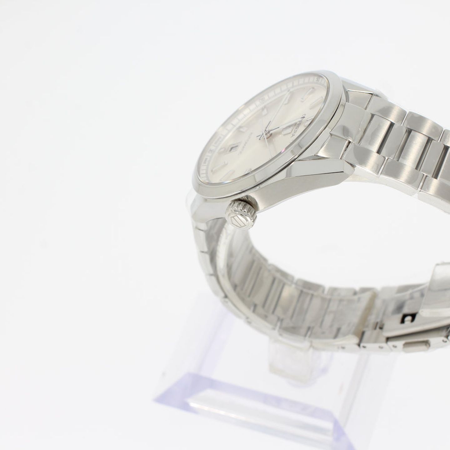 TAG Heuer Carrera Calibre 5 WBN2111.BA0639 (2025) - Grey dial 39 mm Steel case (3/4)