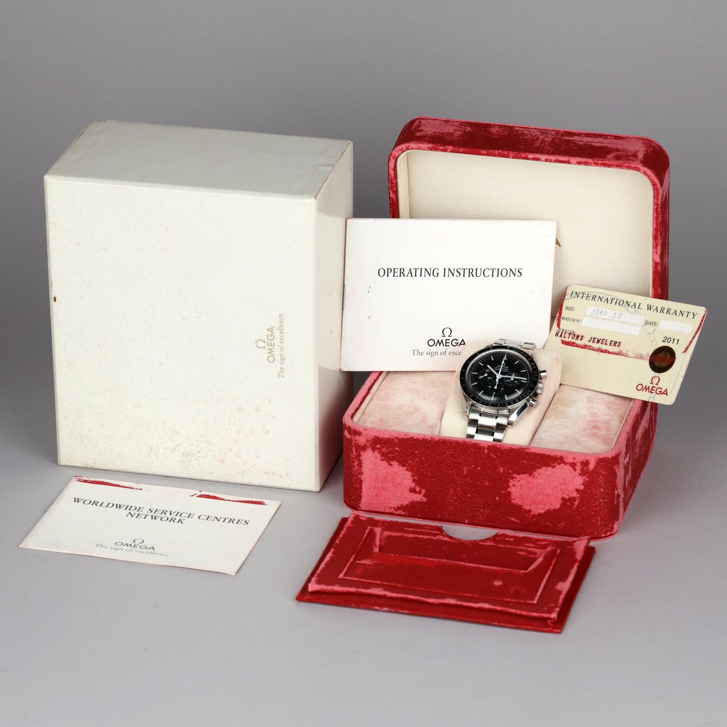 Omega Speedmaster Professional Moonwatch 3590.50 (Onbekend (willekeurig serienummer)) - Zwart wijzerplaat 42mm Staal (8/8)