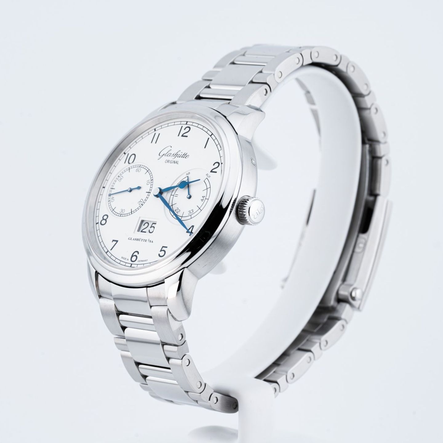 Glashütte Original Senator Observer 100-14-05-02-04 (2015) - White dial 44 mm Steel case (2/8)