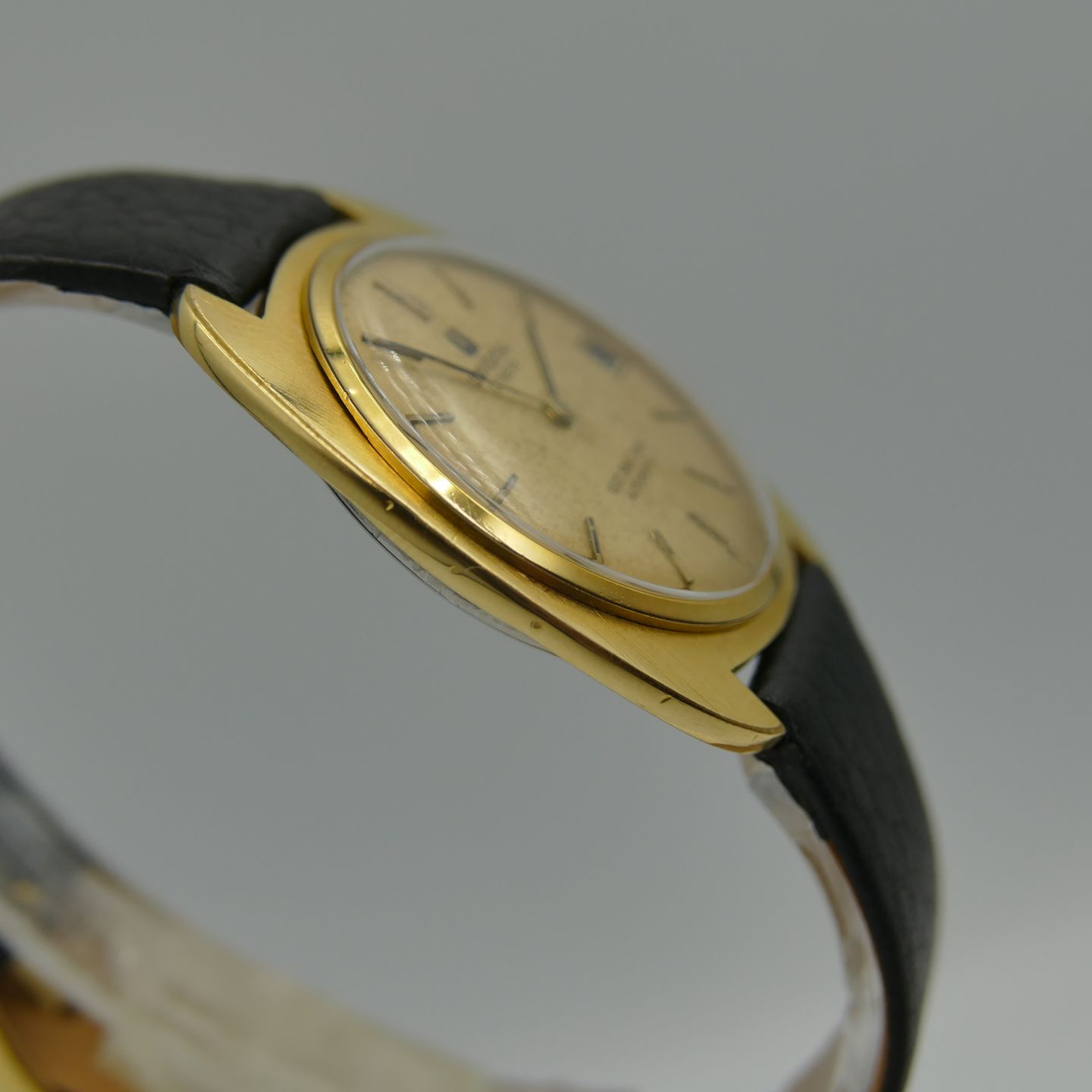 Universal Genève Vintage 70's vintage watch mens Universal Geneve gilt shadow ref 567103 automatic thin - (5/8)