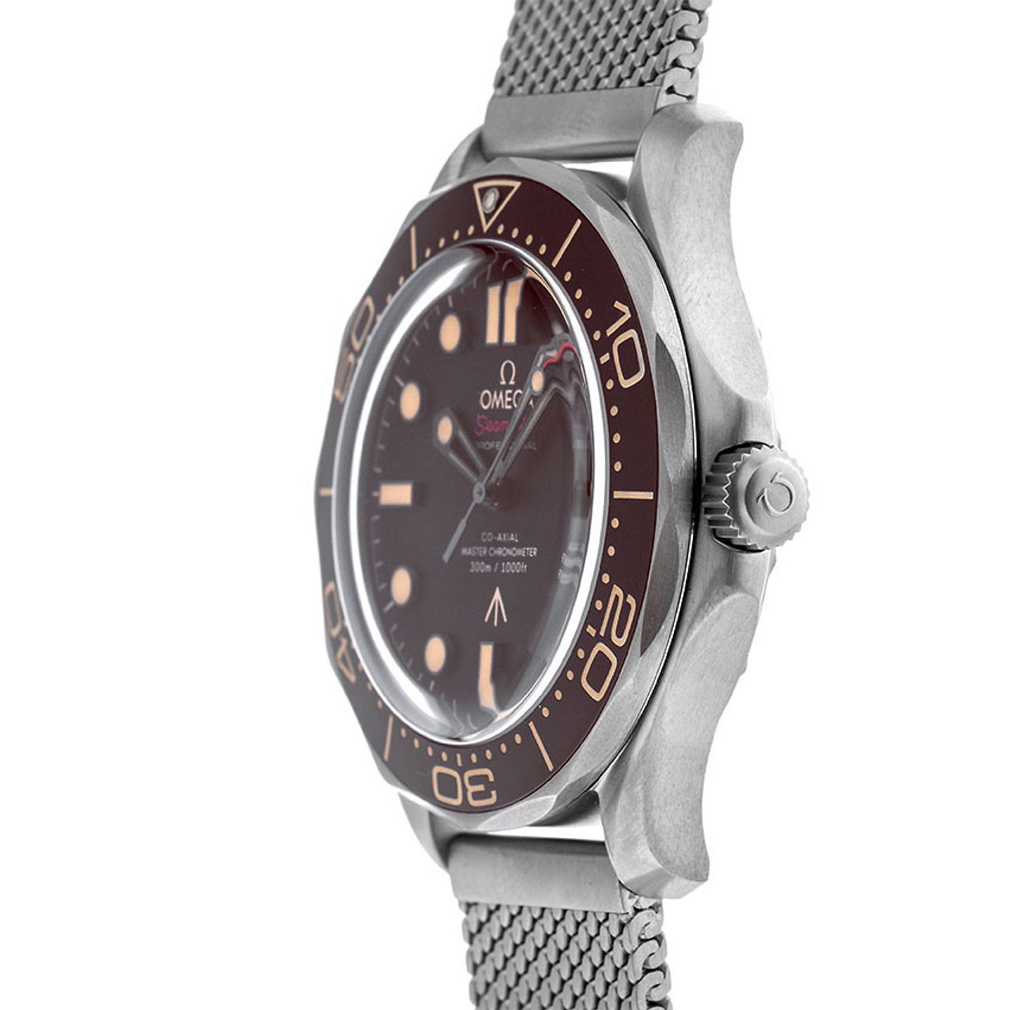 Omega Seamaster Diver 300 M 210.90.42.20.01.001 (2025) - Brown dial 42 mm Titanium case (5/7)