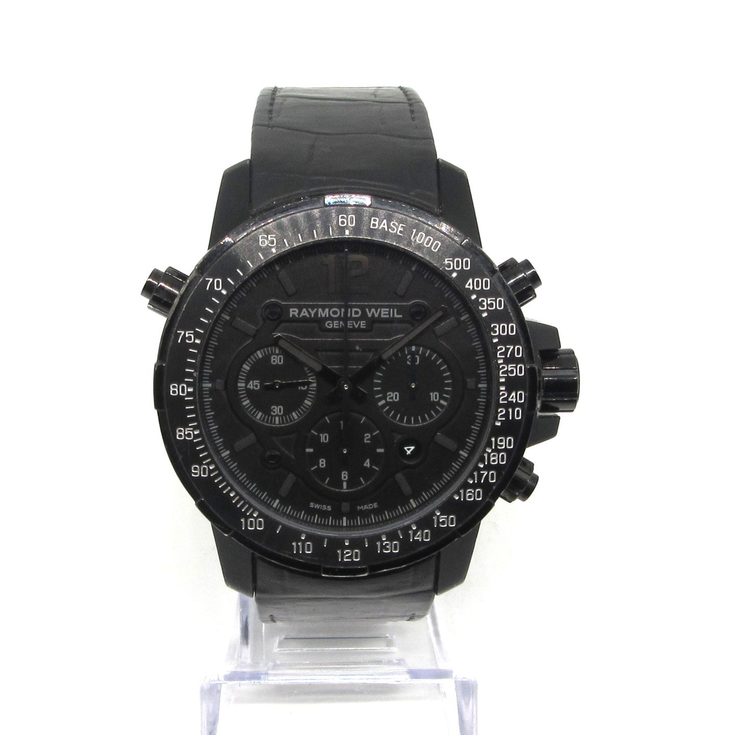 Raymond Weil Unknown 7850-BSF-05207 (Unknown (random serial)) - Black dial 46 mm Steel case (4/6)