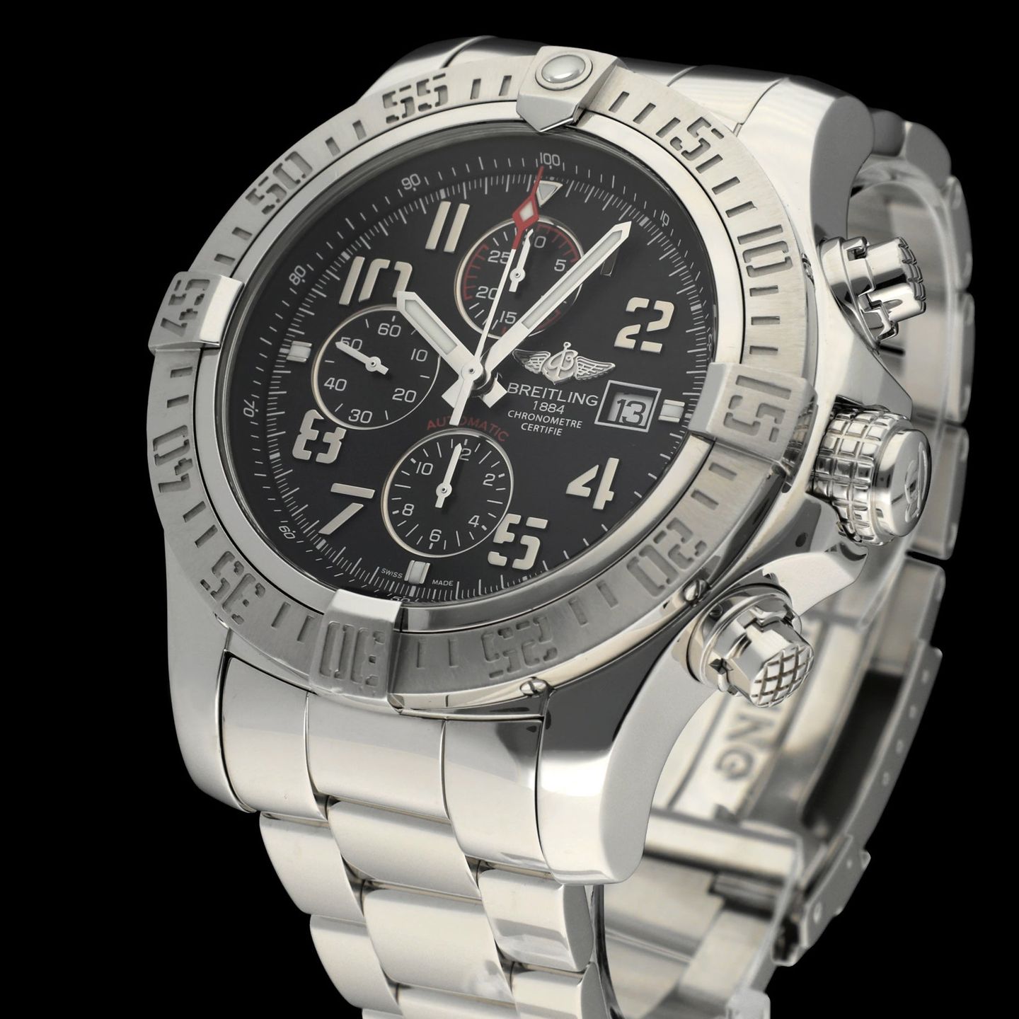 Breitling Super Avenger II A13371 (2015) - 48mm Staal (7/8)