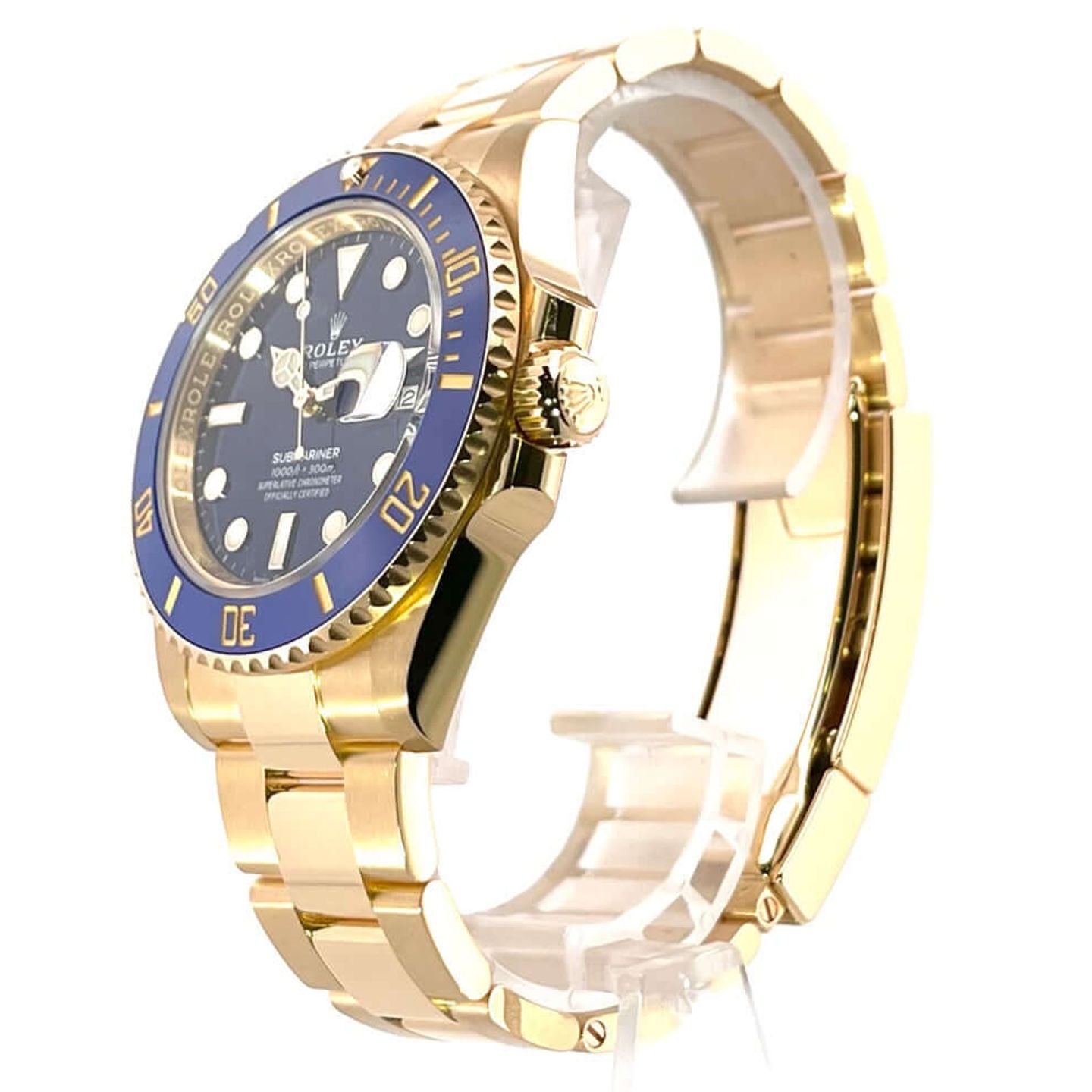 Rolex Submariner Date 126618LB (2023) - Blue dial 41 mm Yellow Gold case (3/8)