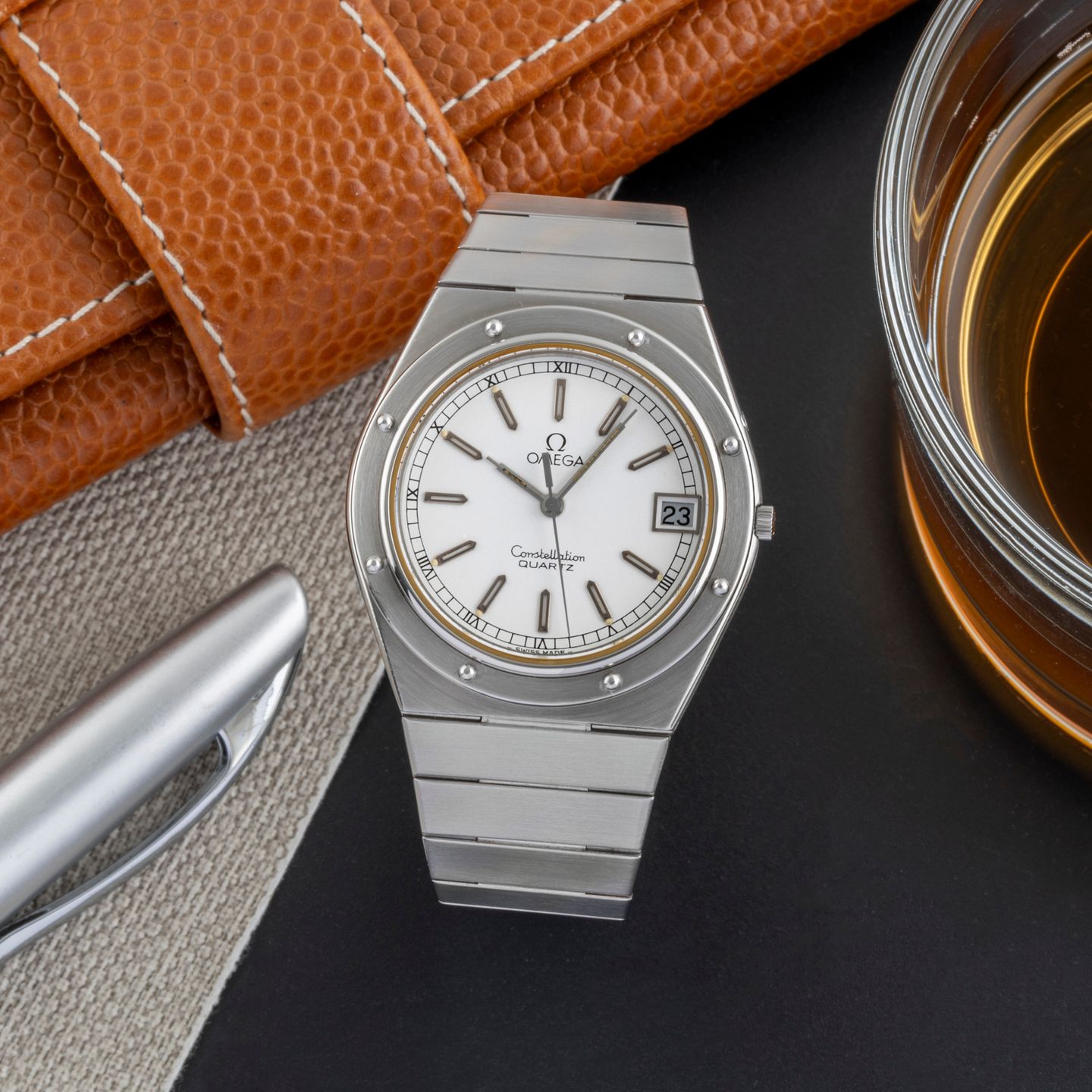 Omega Constellation Quartz 196.0147 (1978) - 36mm Staal (1/8)