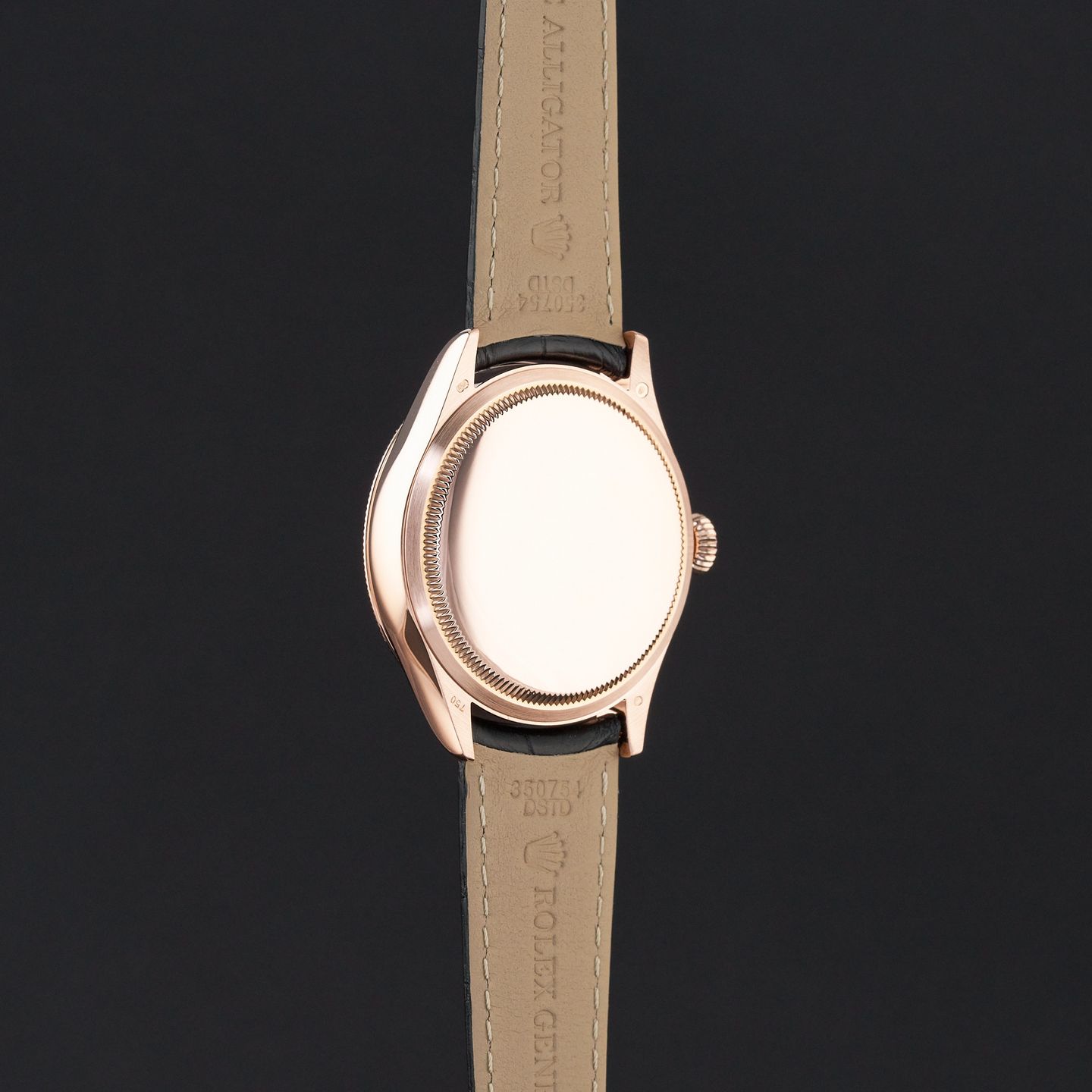 Rolex Cellini Date 50515 (2016) - 39 mm Rose Gold case (7/8)