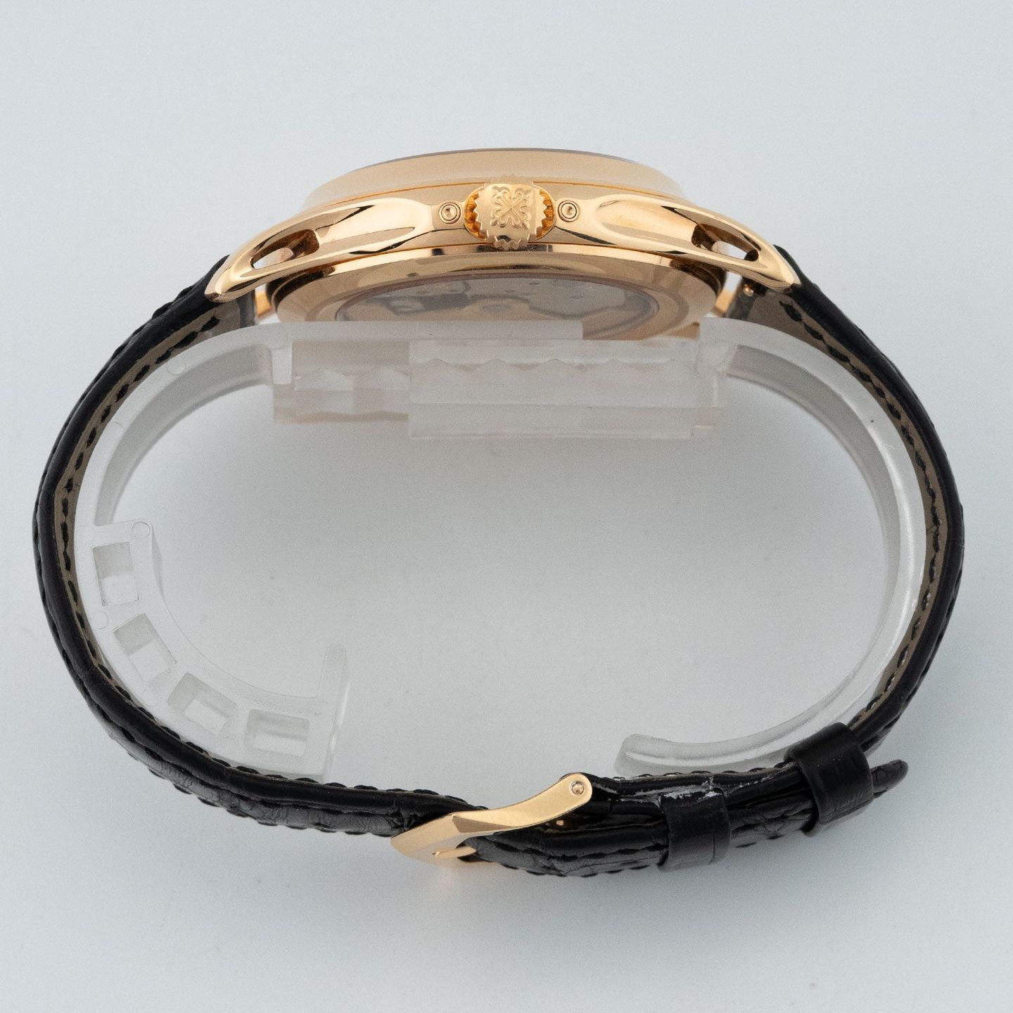 Patek Philippe Annual Calendar 5205R-010 (Unknown (random serial)) - Black dial 40 mm Rose Gold case (4/8)