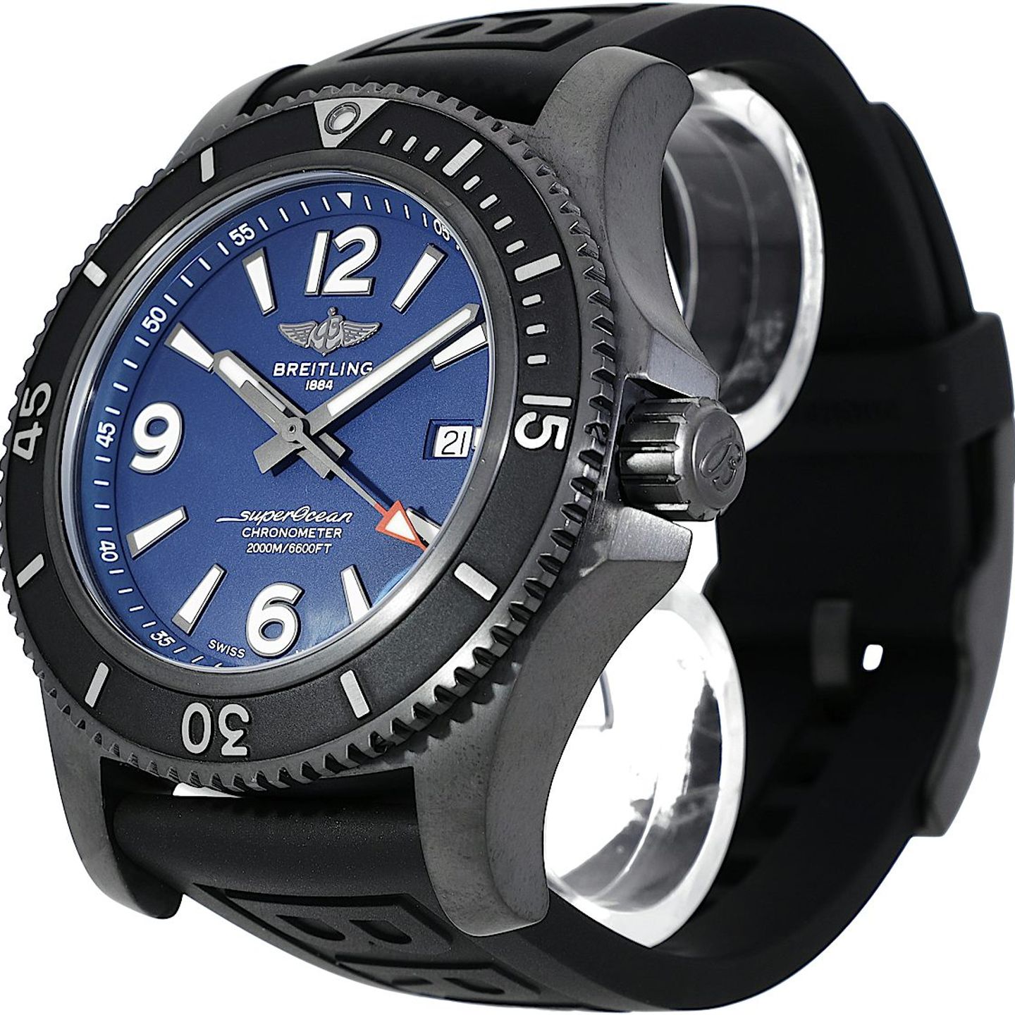 Breitling Superocean M17368D71C1S1 (Unknown (random serial)) - Blue dial 46 mm Steel case (3/5)