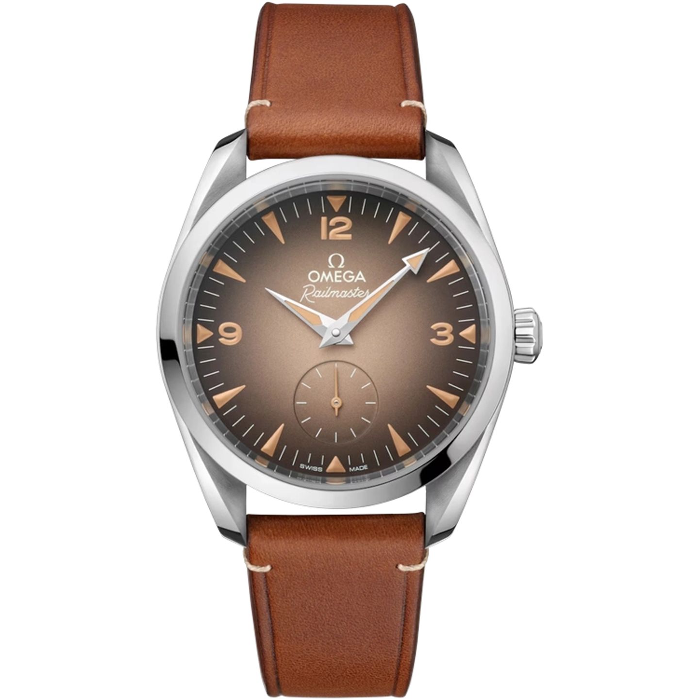 Omega Seamaster Railmaster 235.12.38.20.13.001 (2025) - Brown dial 38 mm Steel case (1/1)