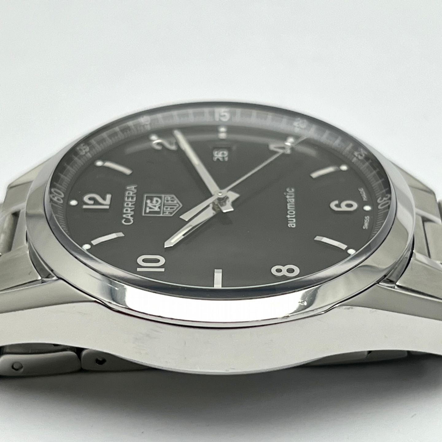 TAG Heuer Carrera Calibre 5 WV211B.BA0787 (Unknown (random serial)) - Black dial 39 mm Steel case (4/8)
