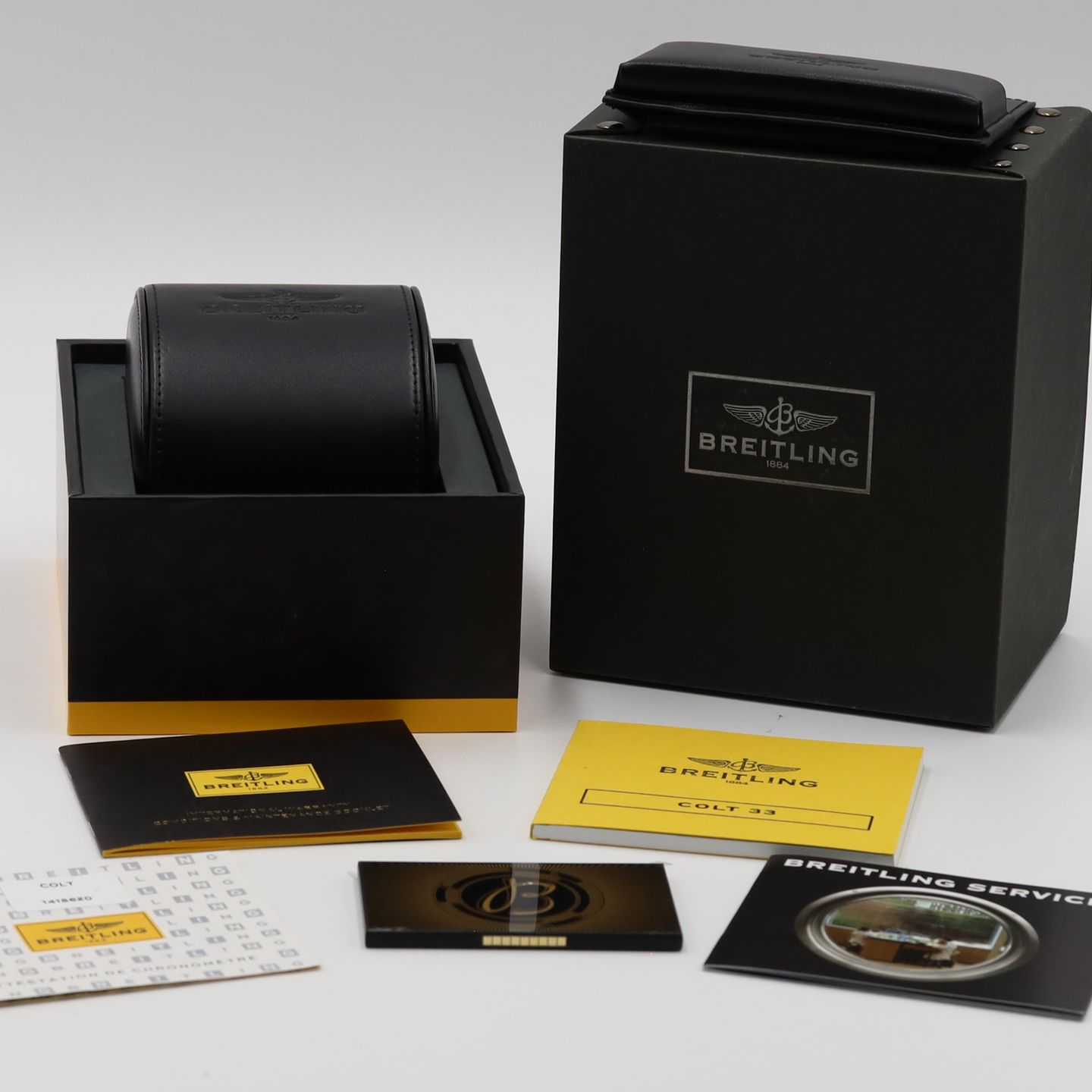 Breitling Colt A7738711 (Unknown (random serial)) - Black dial 33 mm Steel case (8/8)