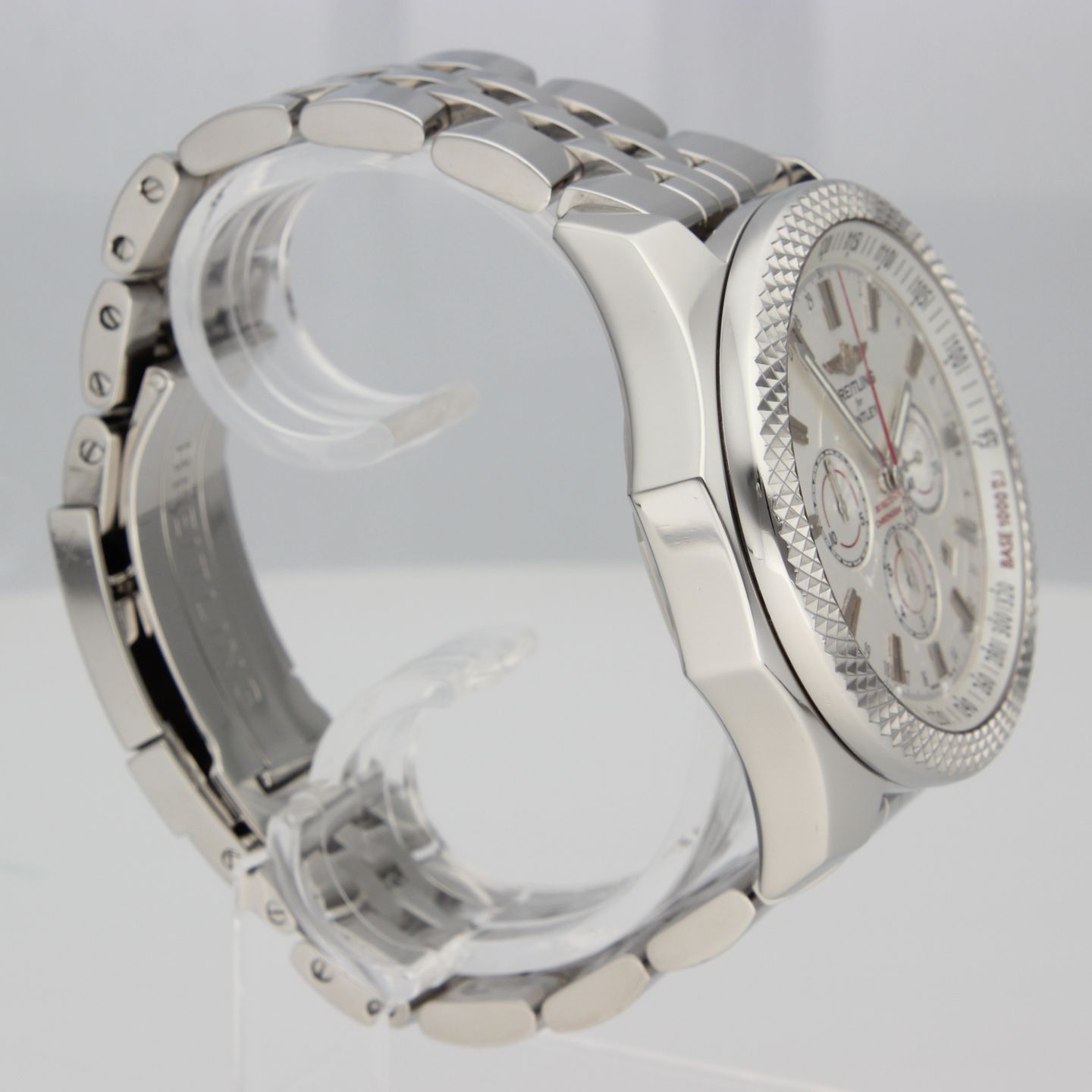 Breitling for Bentley A25368 (2012) - White dial 49 mm Steel case (5/8)