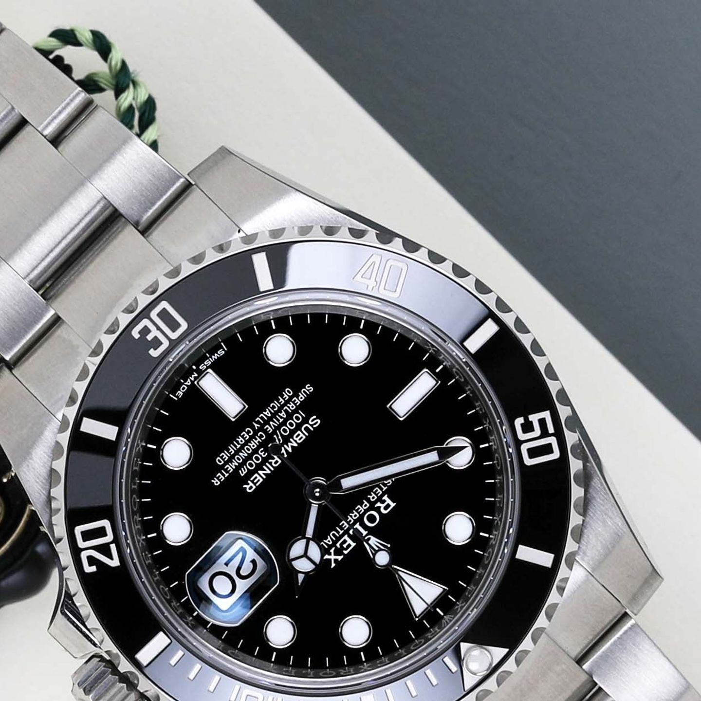 Rolex Submariner Date 116610LN (2020) - Zwart wijzerplaat 40mm Staal (4/8)