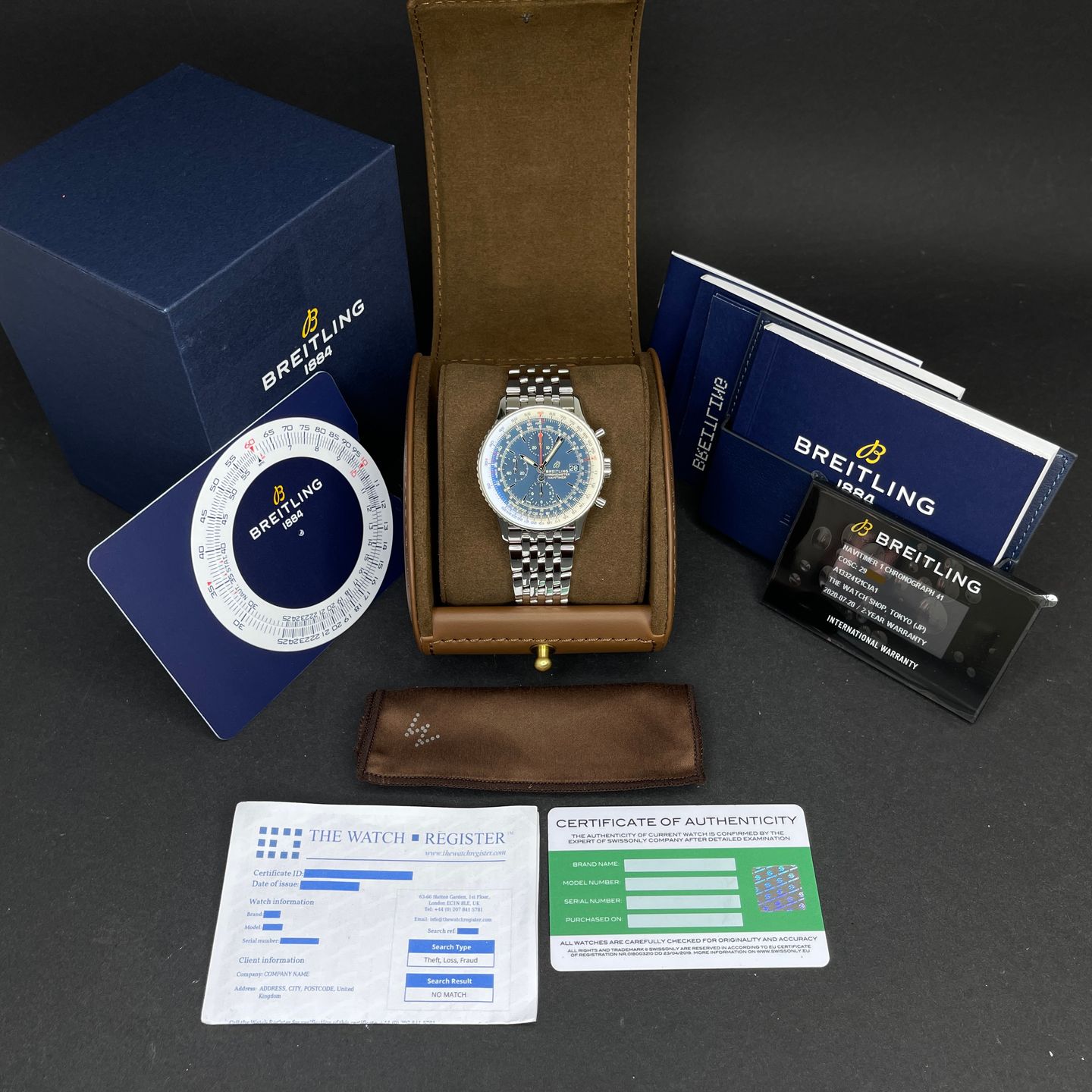 Breitling Navitimer A13324 (2020) - Black dial 41 mm Steel case (3/8)