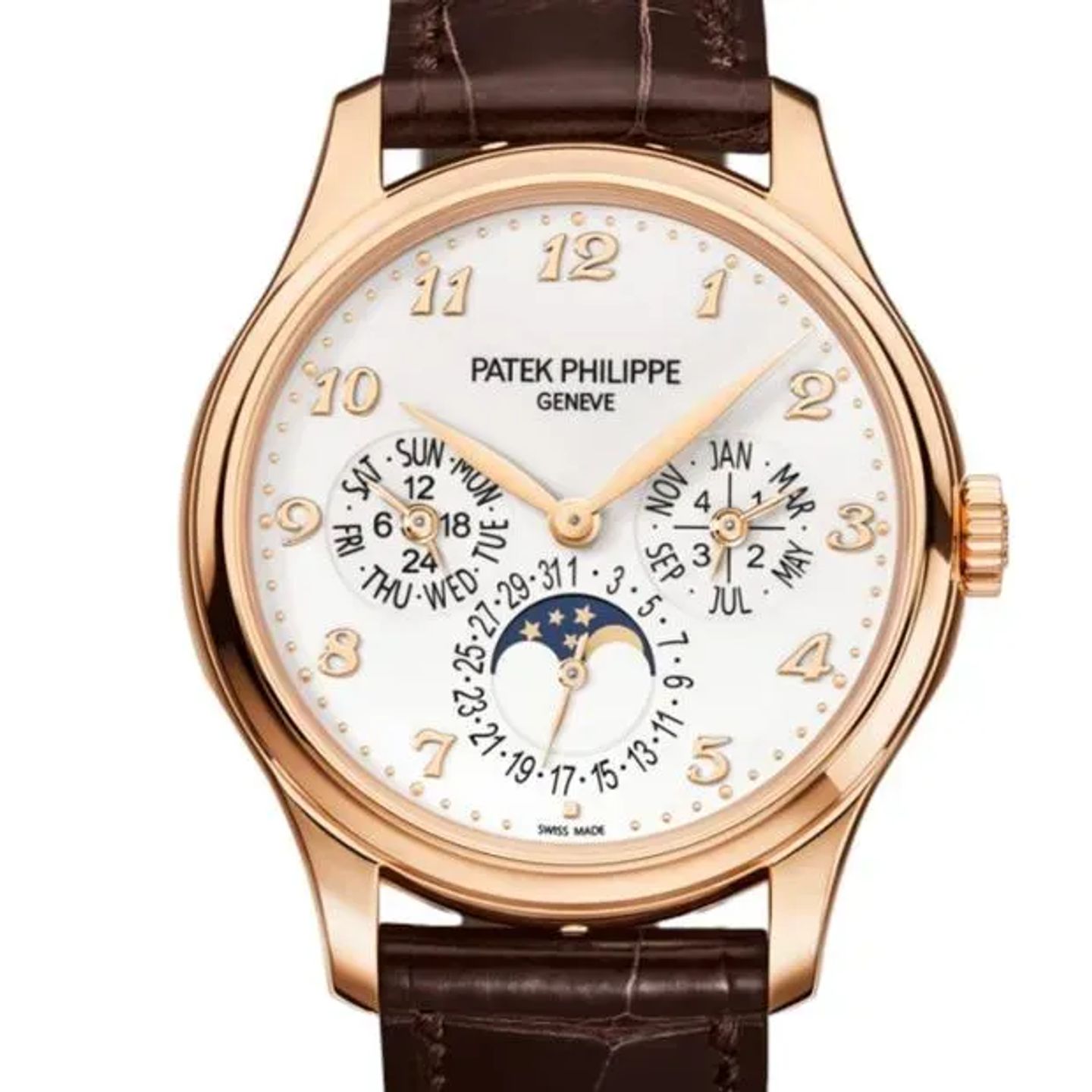 Patek Philippe Perpetual Calendar 5327R-001 (2024) - Beige wijzerplaat 39mm Roségoud (2/6)