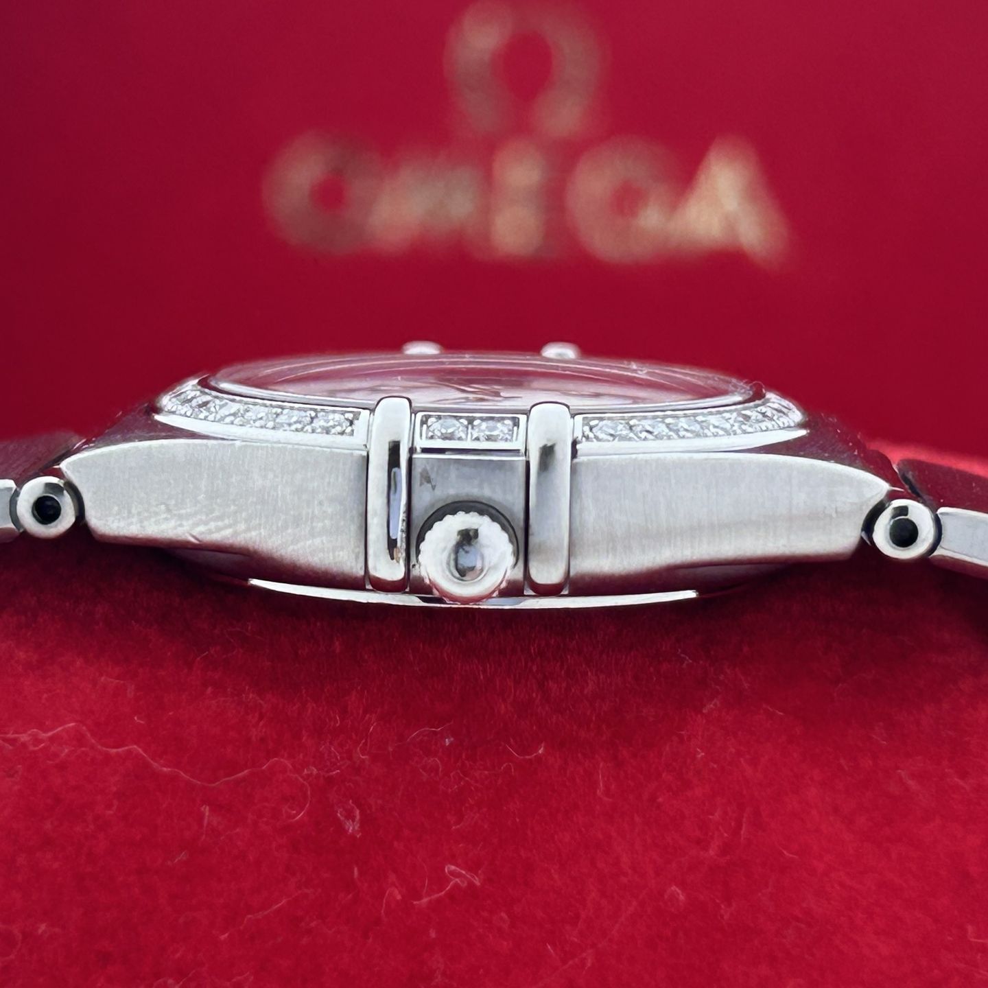 Omega Constellation Quartz 111.15.26.60.55.001 (2009) - Parelmoer wijzerplaat 26mm Staal (3/8)