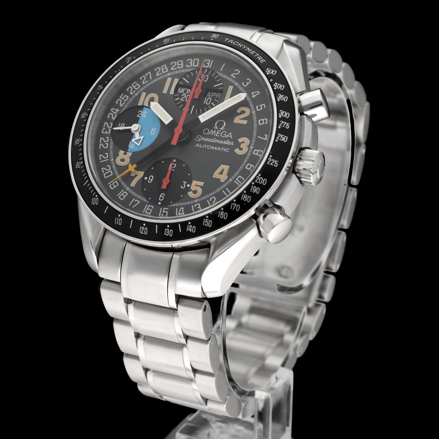 Omega Speedmaster Day Date 3520.53.00 (1997) - Grey dial 39 mm Steel case (2/7)