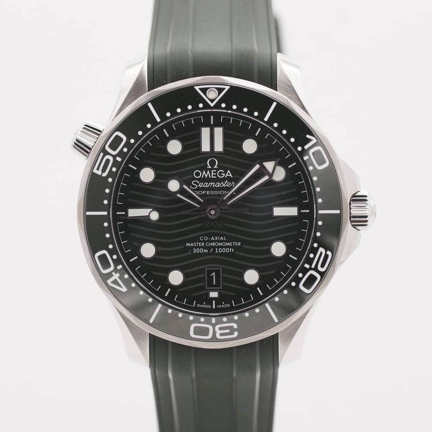 Omega Seamaster Diver 300 M 210.32.42.20.10.001 (2023) - Groen wijzerplaat 42mm Staal (1/8)