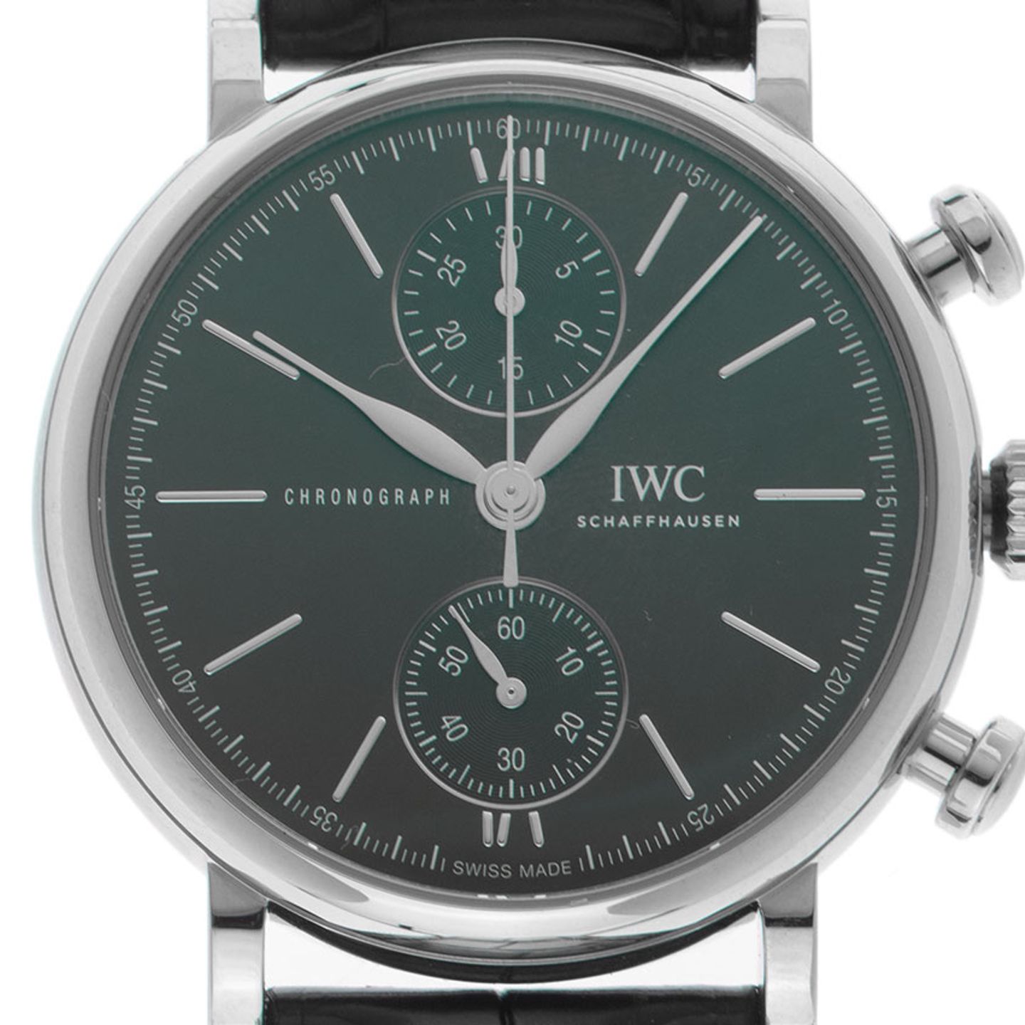IWC Portofino Chronograph IW391405 (2026) - Green dial 39 mm Steel case (1/8)
