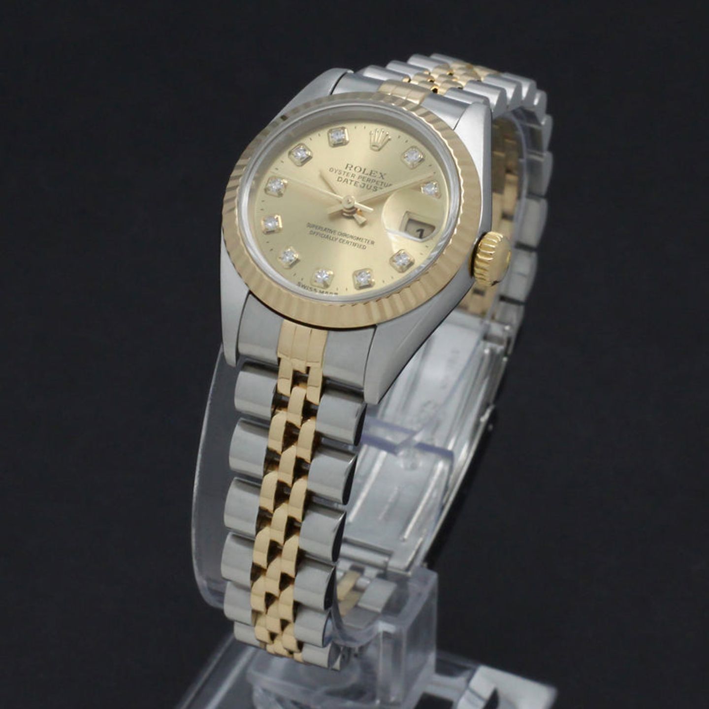 Rolex Lady-Datejust 79173 (2000) - Goud wijzerplaat 26mm Goud/Staal (5/7)