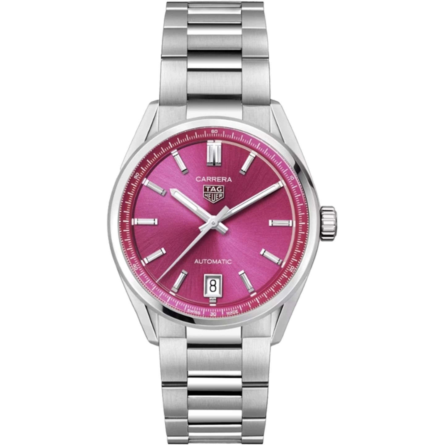 TAG Heuer Carrera Lady WBN2313.BA0001 (2025) - Pink dial 36 mm Steel case (1/1)