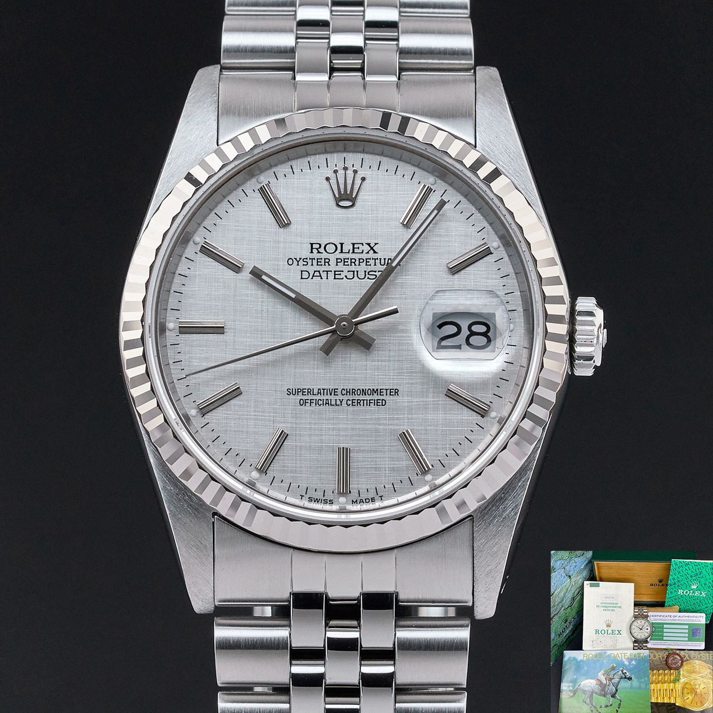 Rolex Datejust 36 16234 (1991) - 36 mm Steel case (1/8)