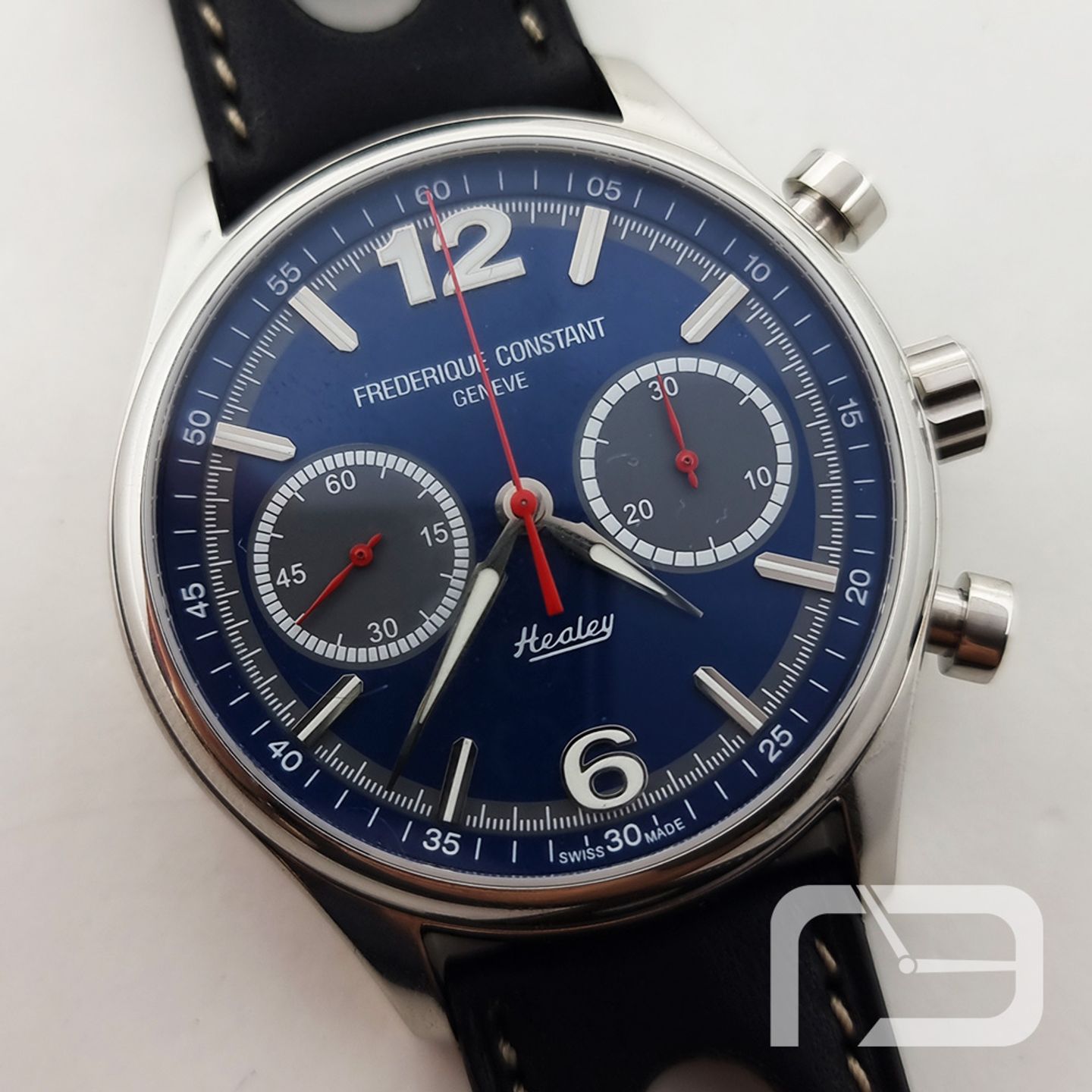 Frederique Constant Vintage Rally FC-397HFNG5B6 (2024) - Blue dial 42 mm Steel case (2/8)