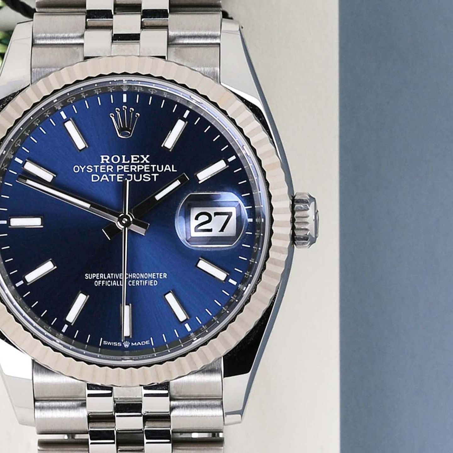 Rolex Datejust 36 126234 (2024) - Blauw wijzerplaat 36mm Staal (5/8)