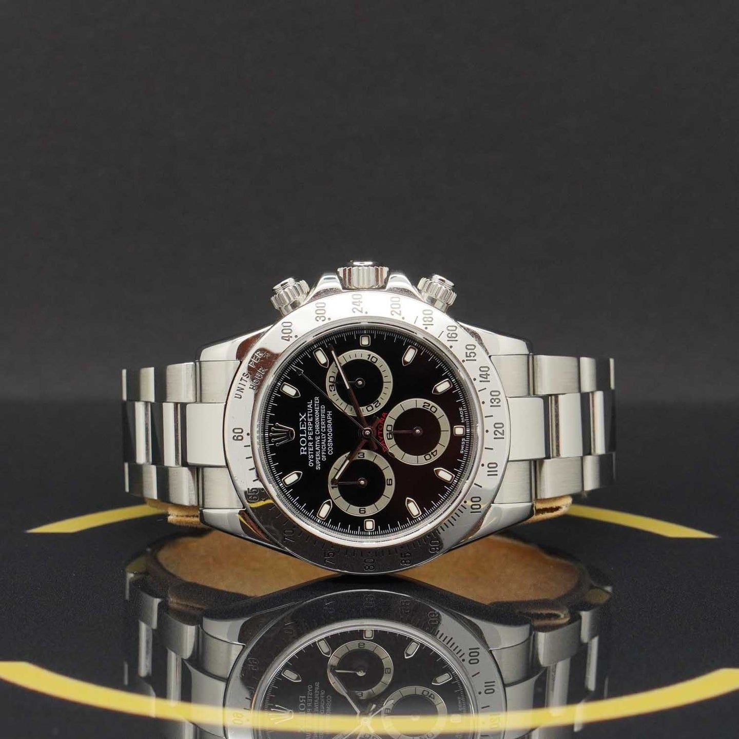 Rolex Daytona 116520 (2003) - Zwart wijzerplaat 40mm Staal (4/7)