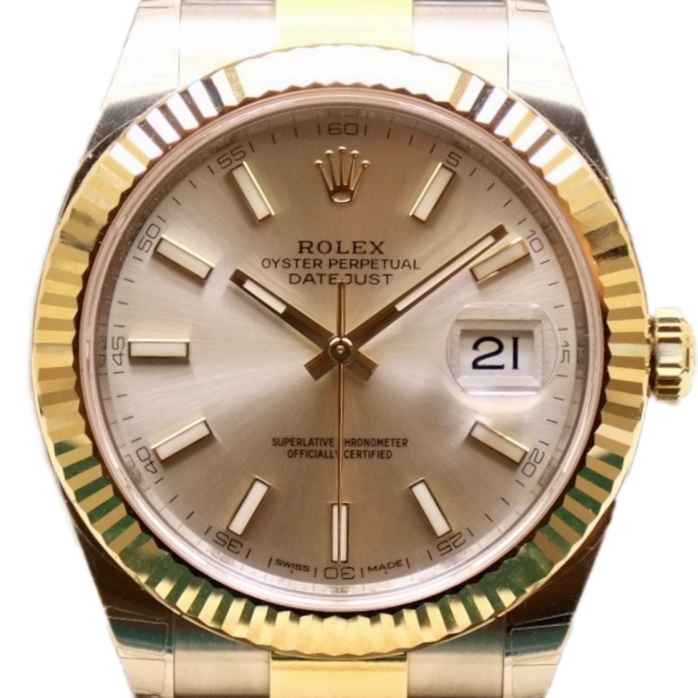 Rolex Datejust 41 126333 (2024) - Silver dial 41 mm Gold/Steel case (1/1)