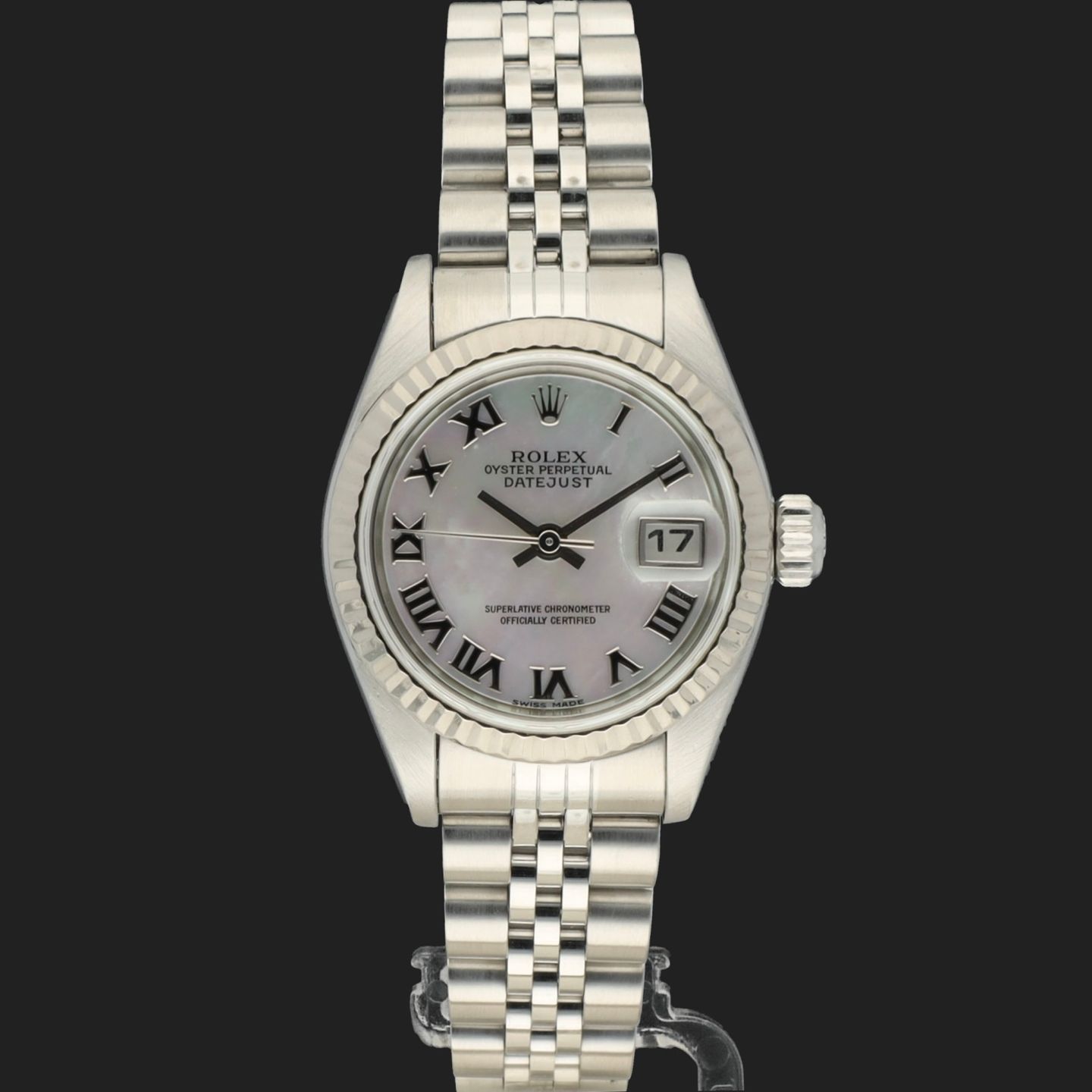 Rolex Lady-Datejust 79174 (2001) - 26mm Staal (3/8)