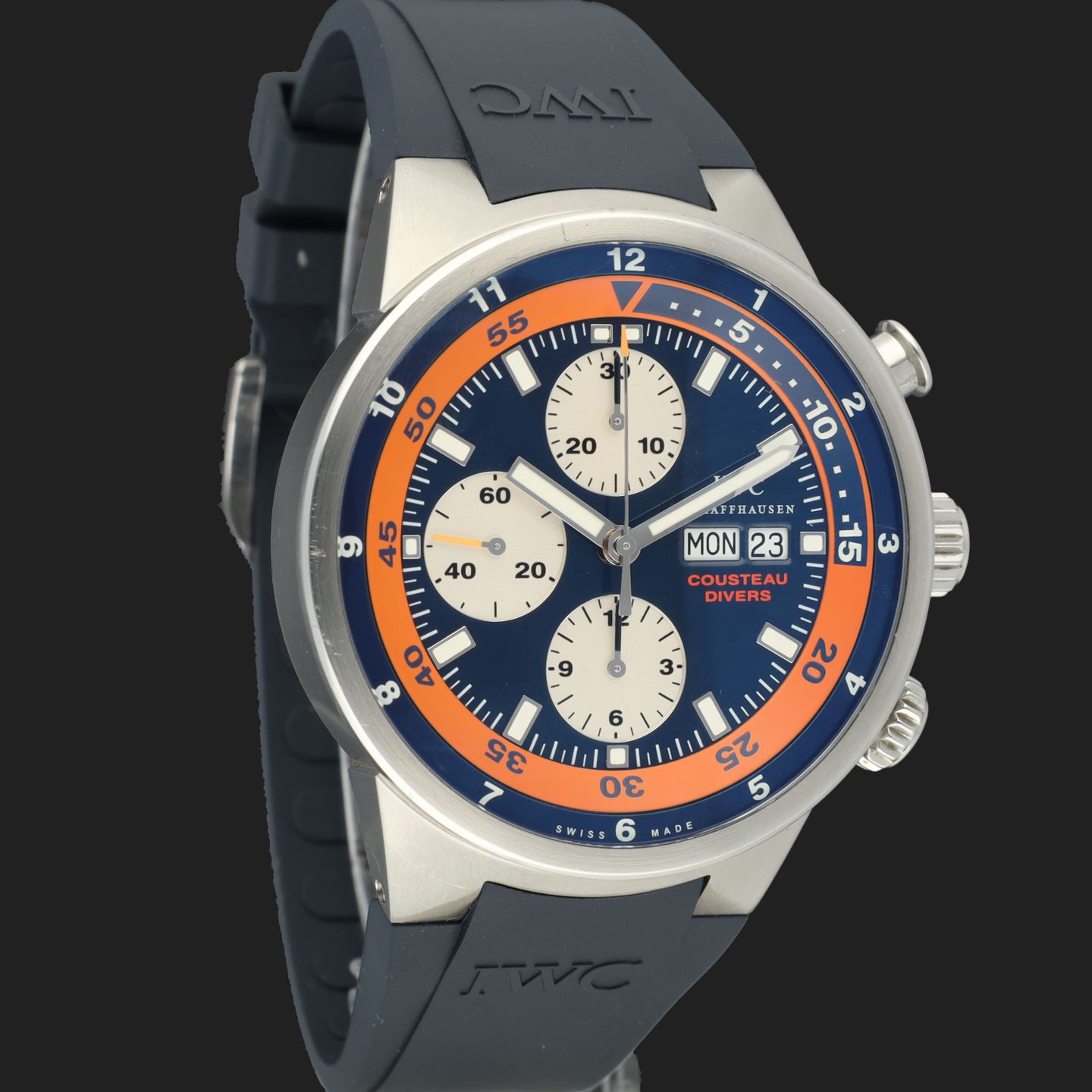 IWC Aquatimer Chronograph IW378101 (2007) - Blauw wijzerplaat 43mm Staal (4/8)