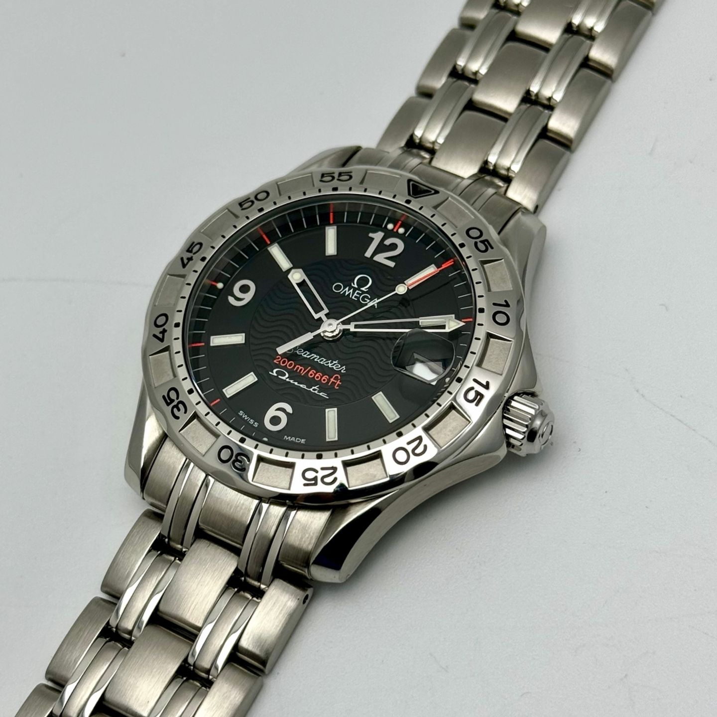 Omega Seamaster 2514.50.00 (2002) - Zwart wijzerplaat 35mm Staal (5/10)