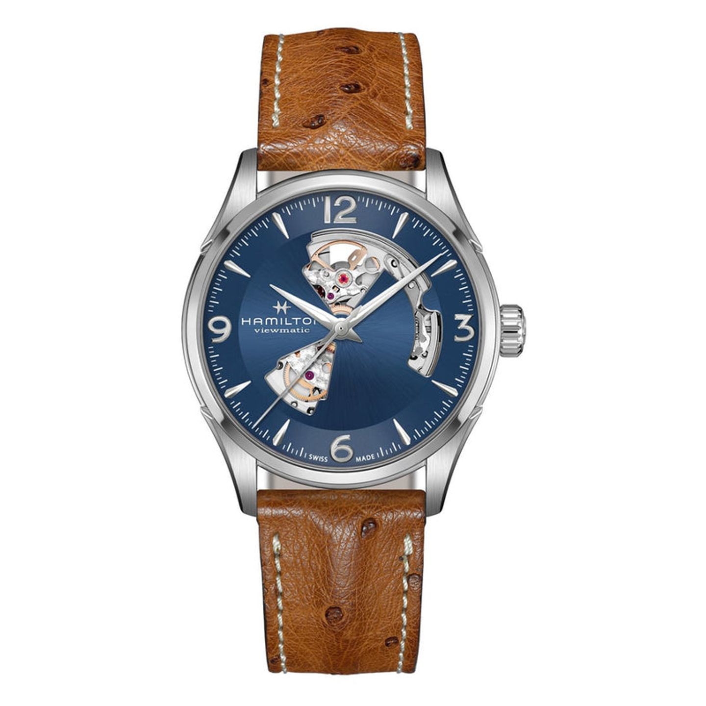 Hamilton Jazzmaster H32705041 (2026) - Blauw wijzerplaat 42mm Staal (1/2)