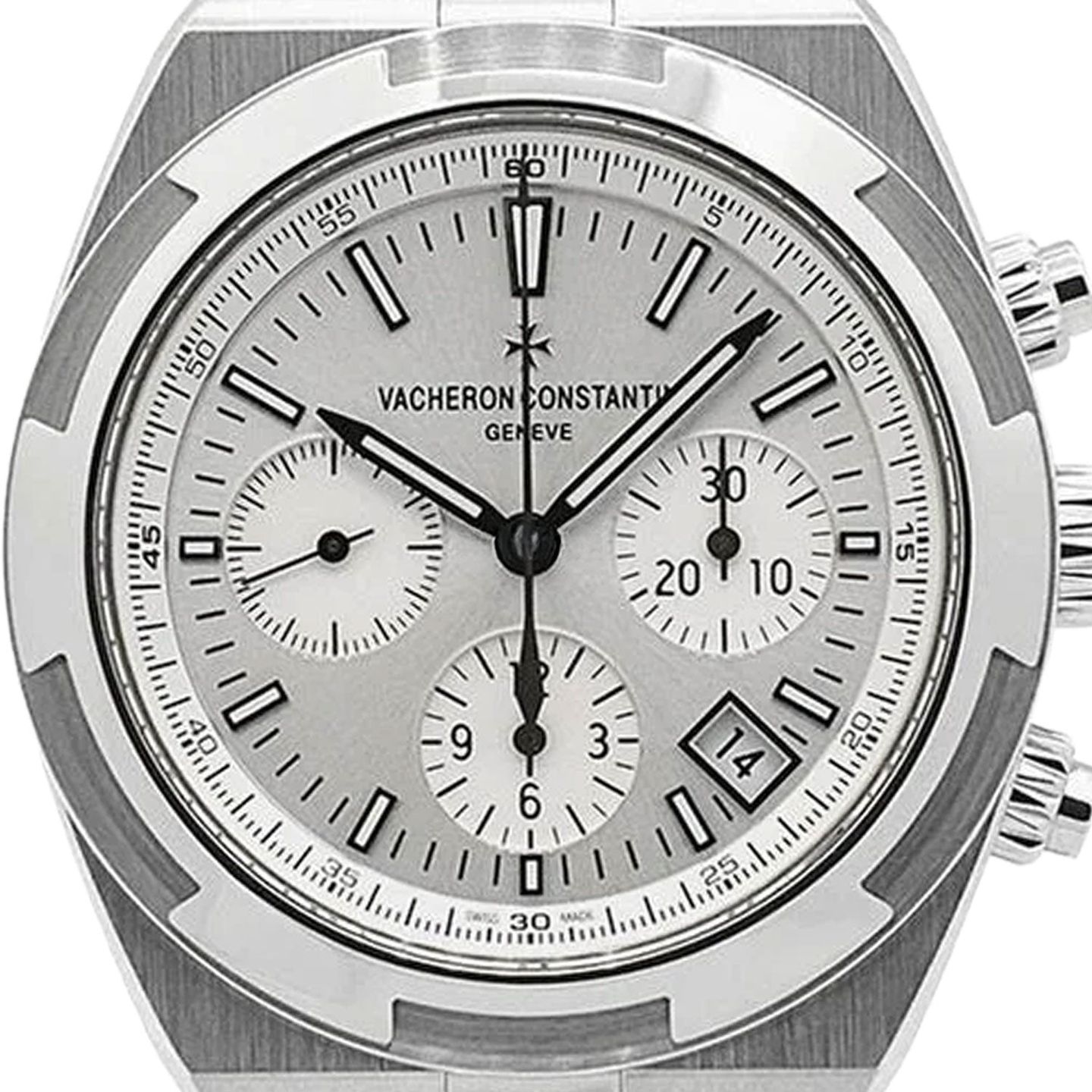Vacheron Constantin Overseas Chronograph 5500V/110A-B075 (Onbekend (willekeurig serienummer)) - 43mm Staal (2/3)