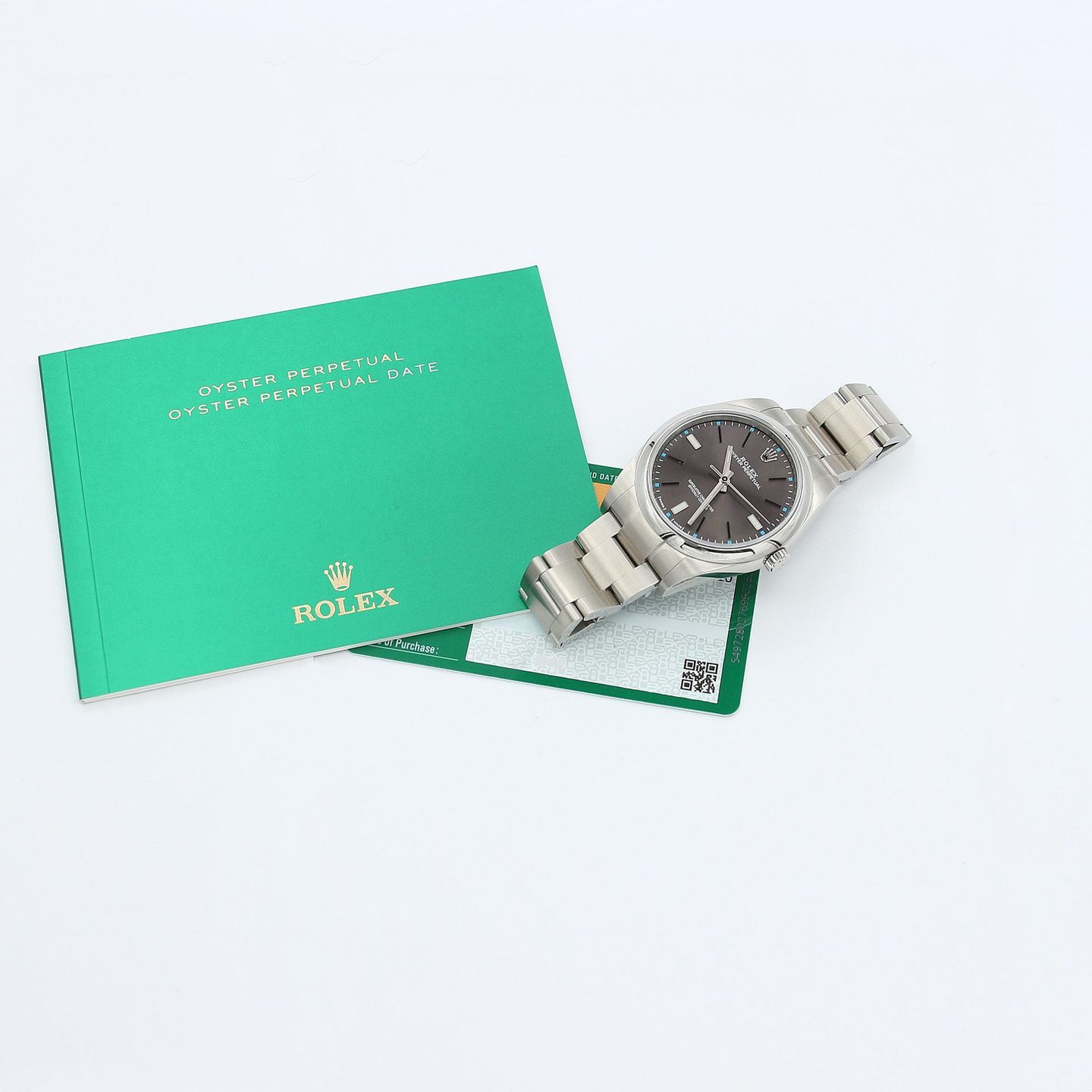 Rolex Oyster Perpetual 39 114300 (Unknown (random serial)) - Grey dial 39 mm Steel case (6/8)